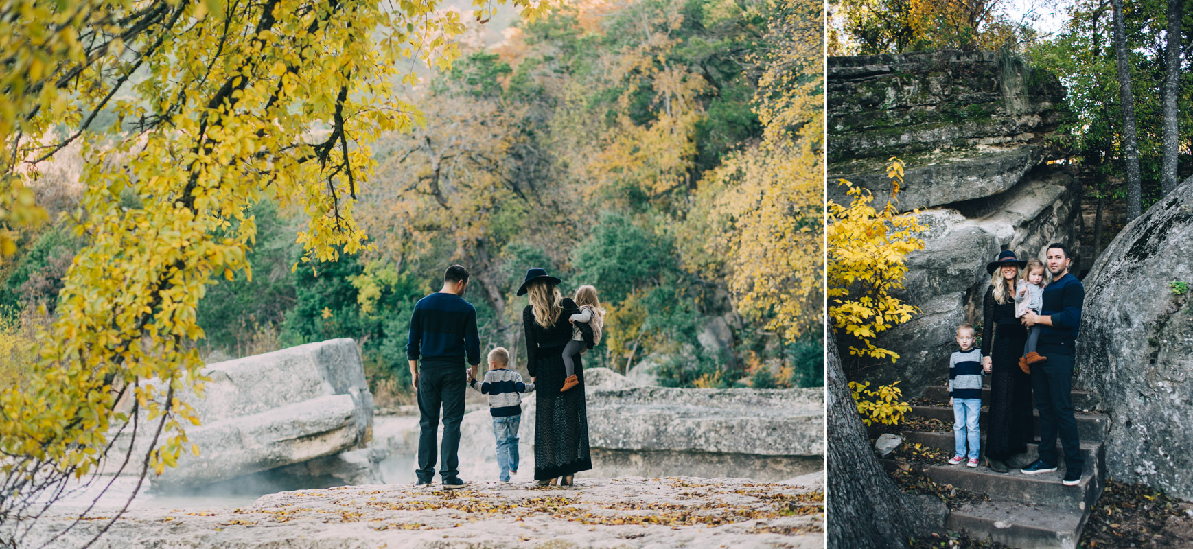 Fall Family Portraits | Bull Creek Austin Texas | Lisa Woods Photography