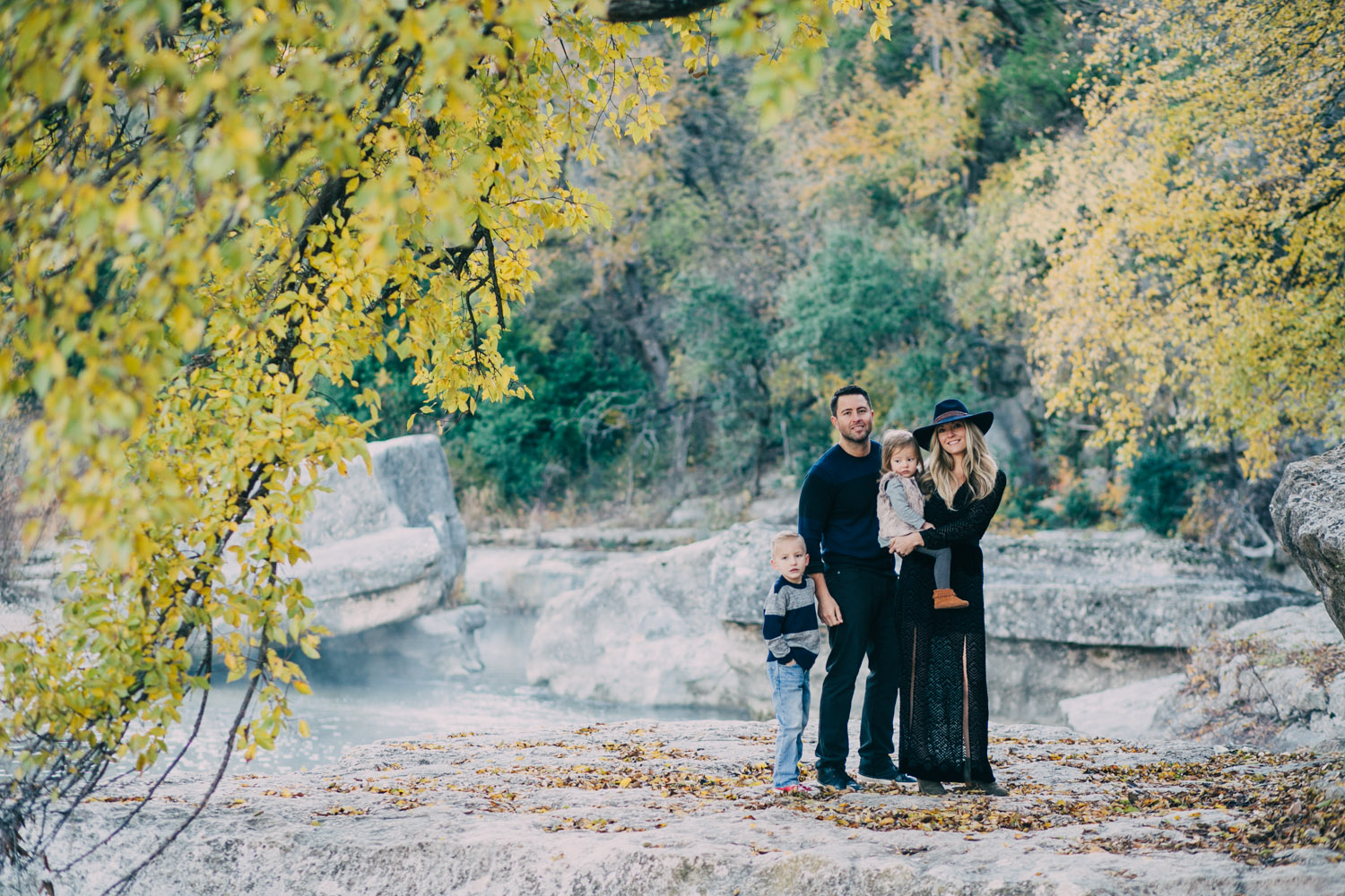 Family of Four | Outdoor Family Portraits | Lisa Woods Photography