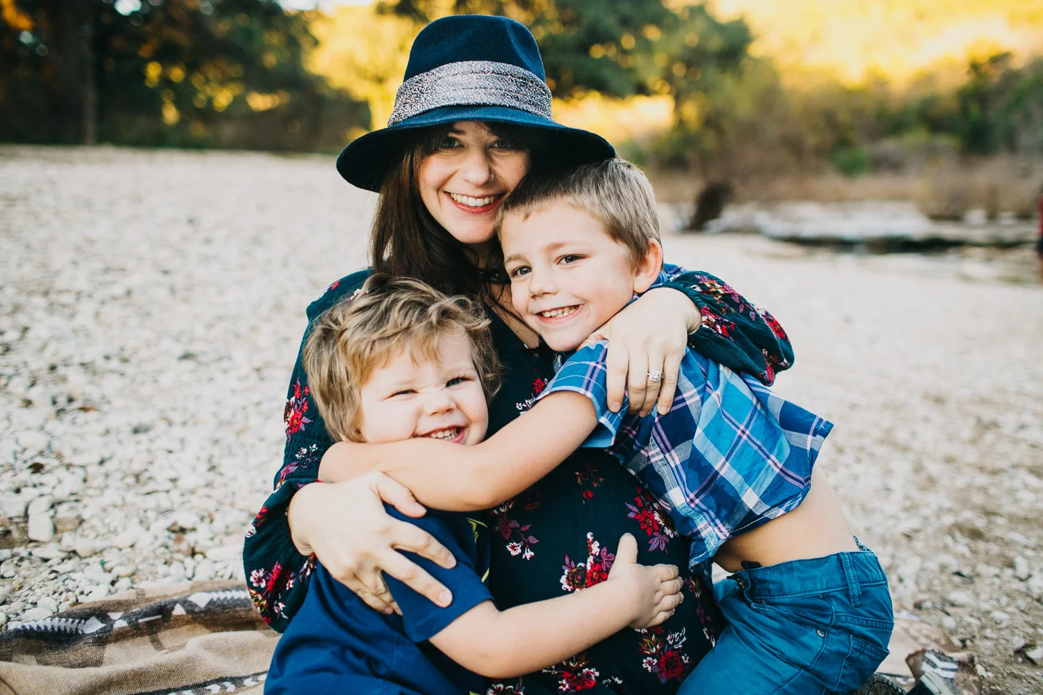 Stylish Mother with her sons | Lisa Woods Photography