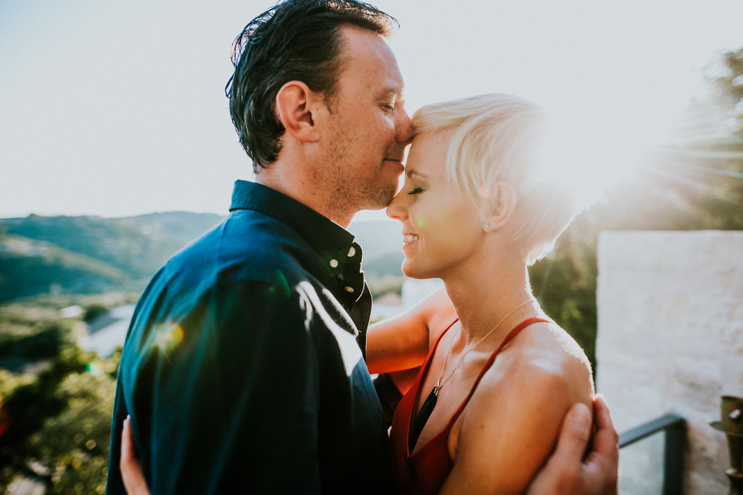 austin skyline engagement session