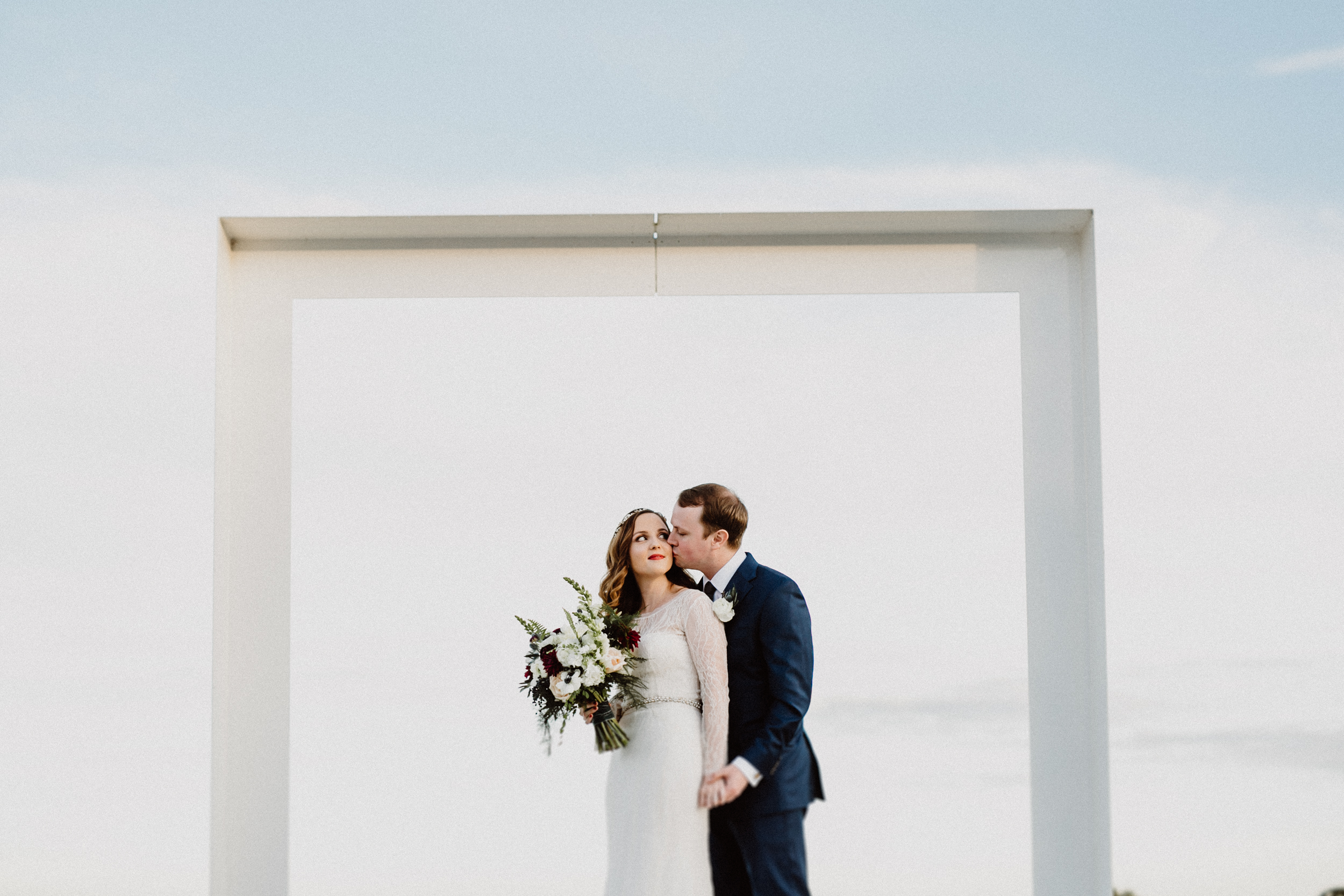 bride and groom photo at prospect house