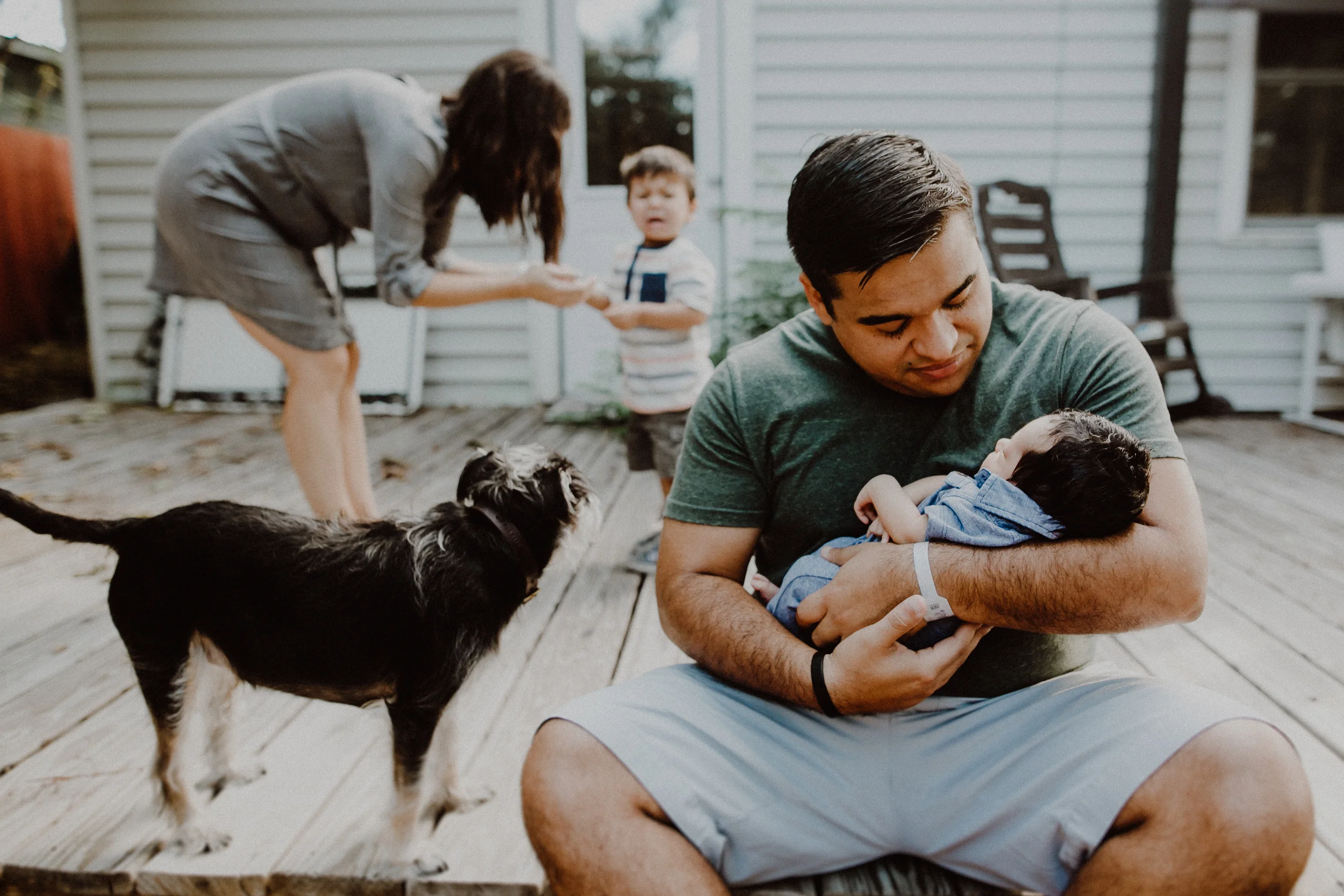 lifestyle newborn session austin