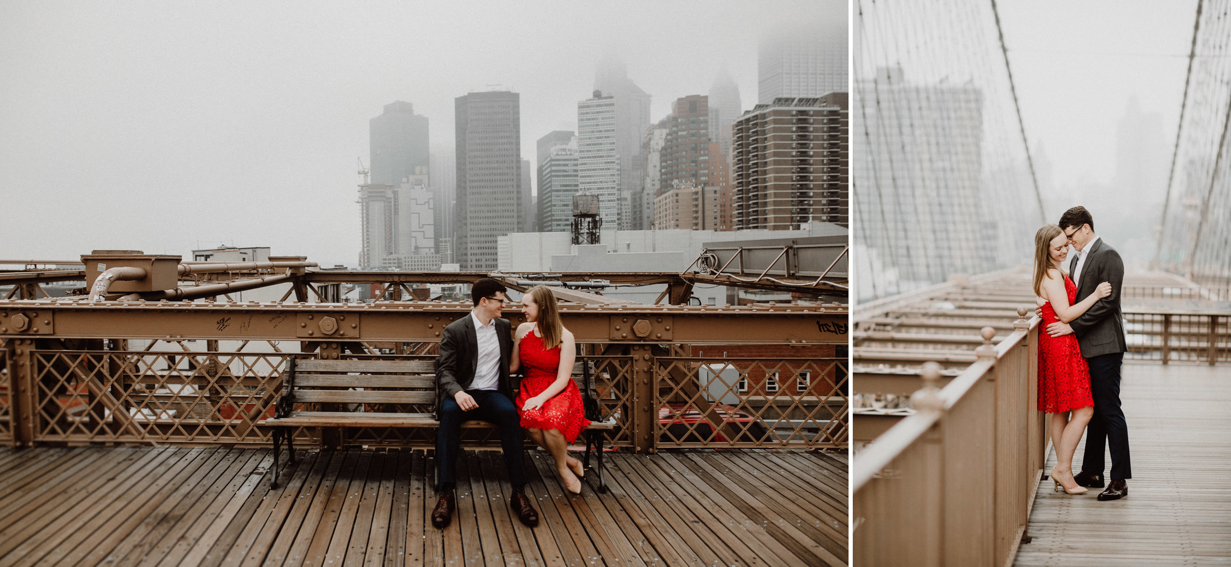 new york city engagement session