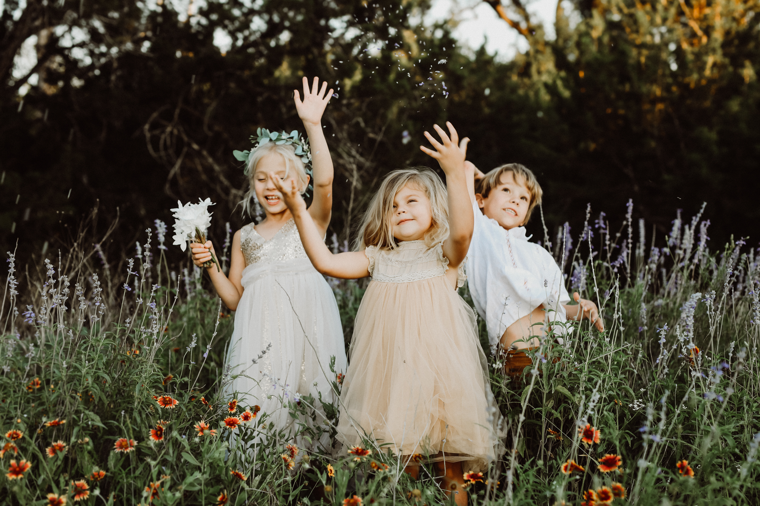 kids in wildflowers austin texas