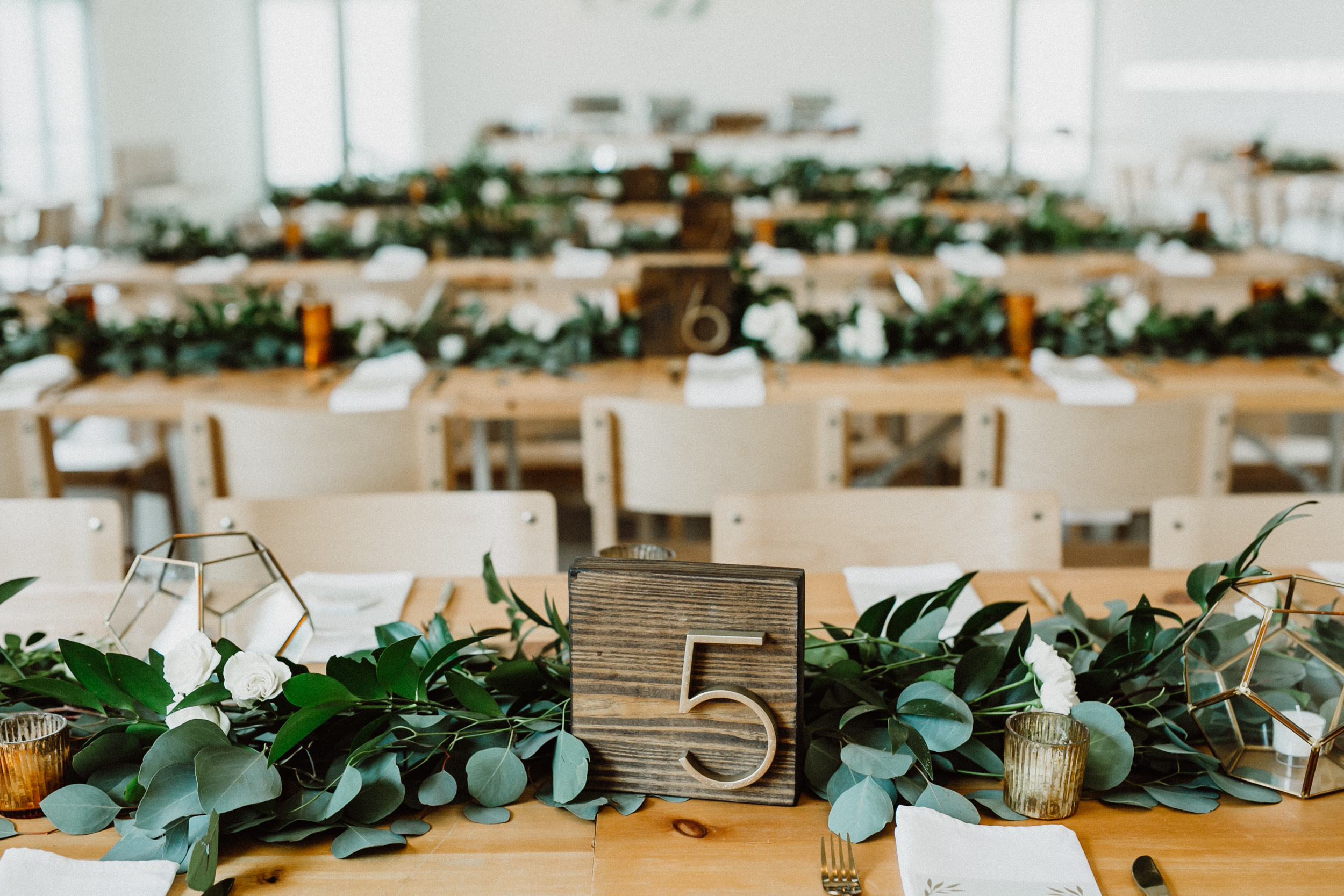 wedding table at prospect house