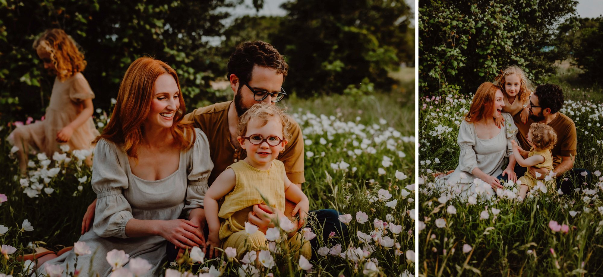 wildflower family photos in Austin