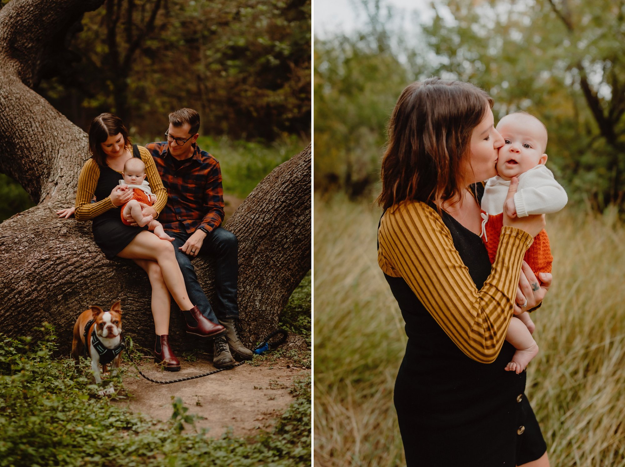 Austin family session at shoal creek park