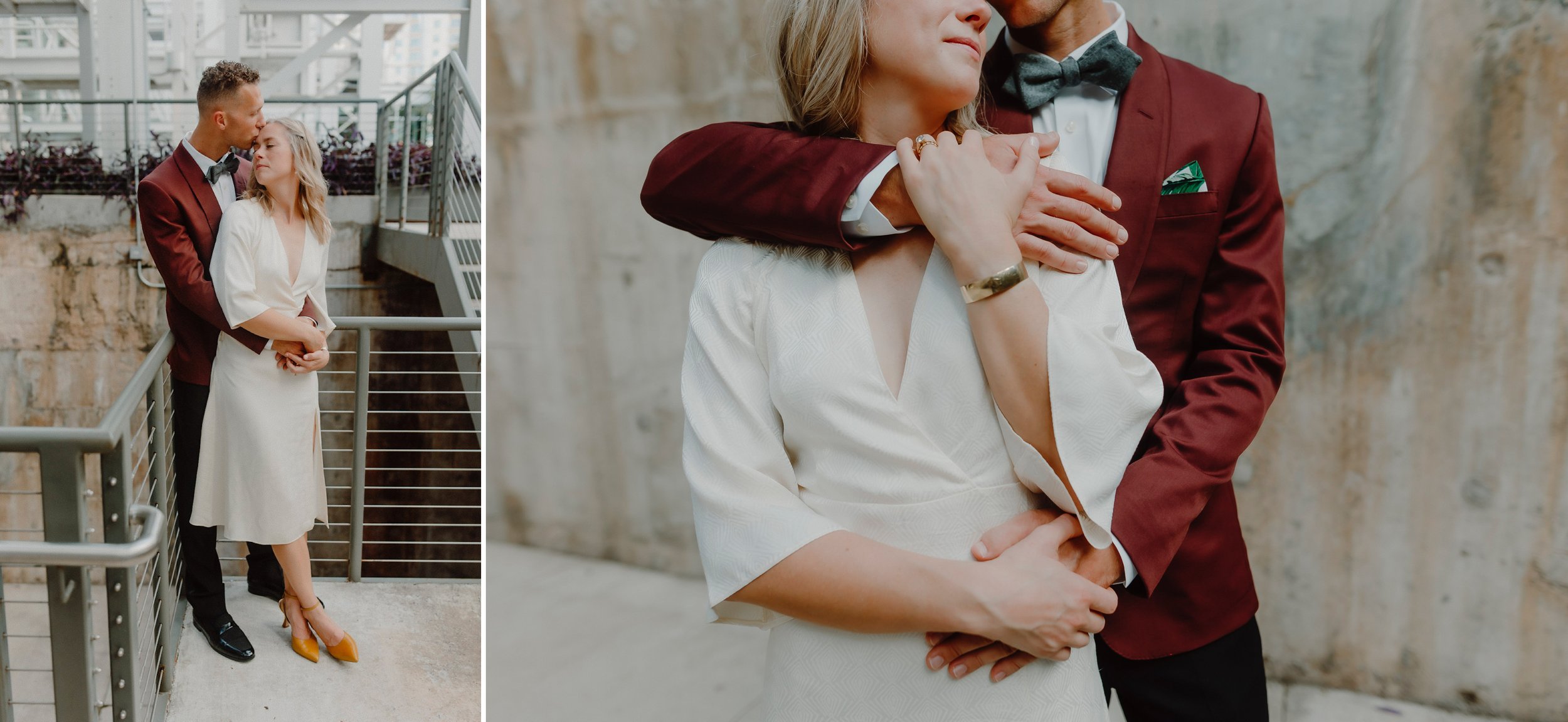 elopement photos in downtown Austin