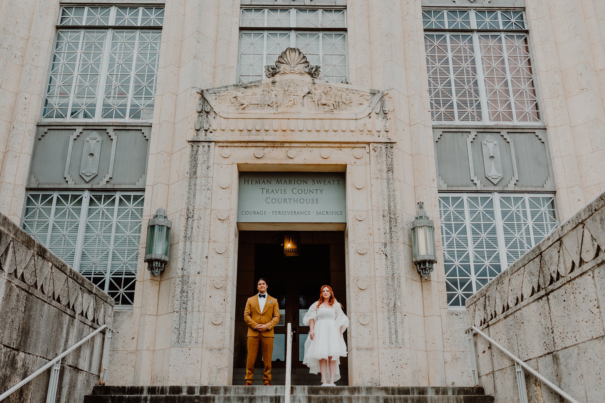 ceremony at Austin Travis County Courthouse