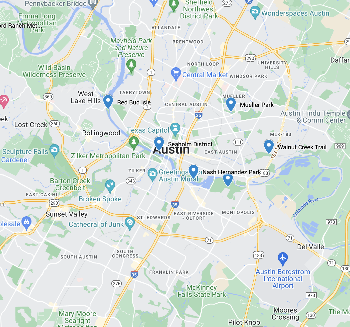 Austin Photoshoot Locations