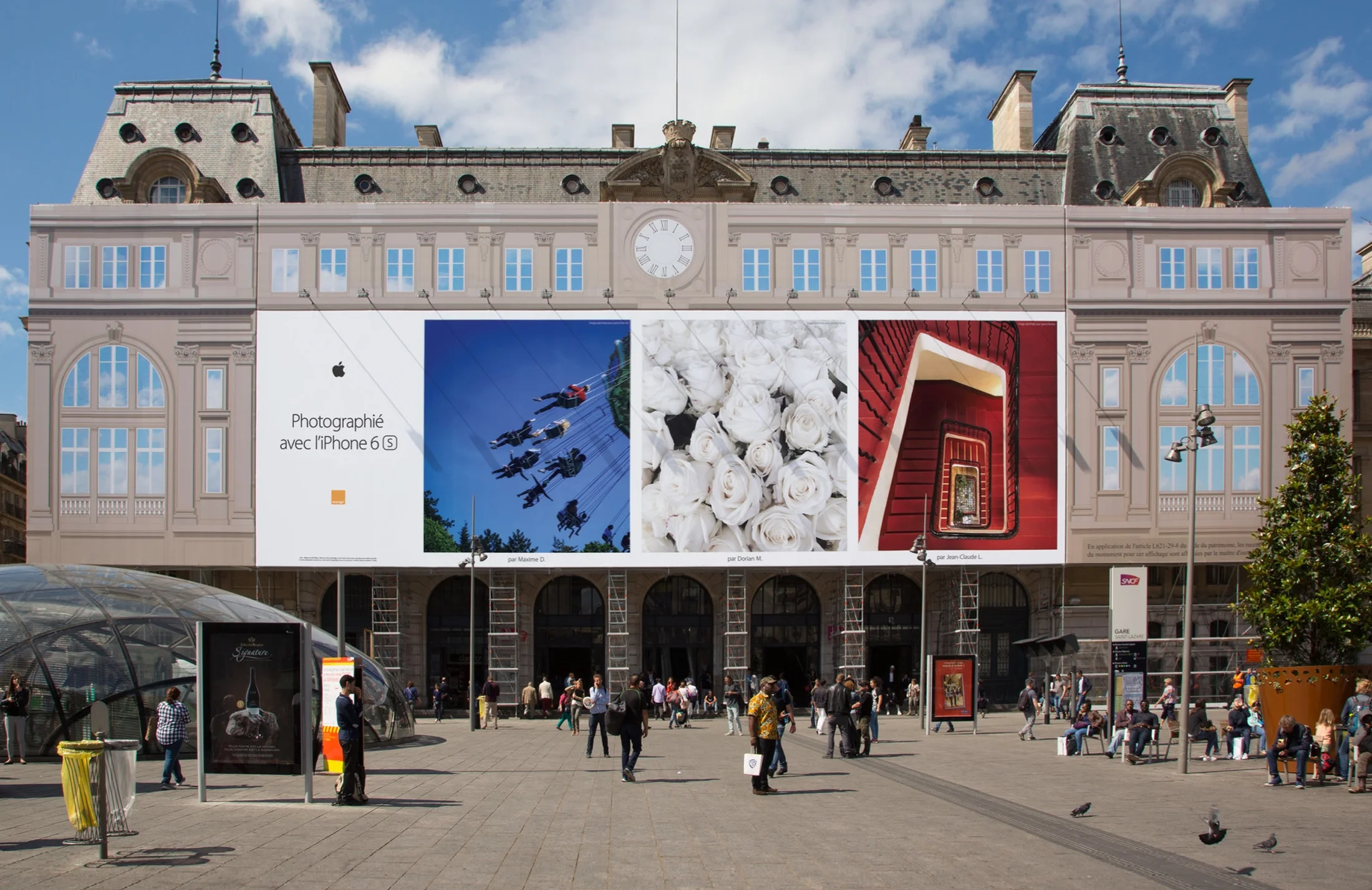 OOH - Bastille Day - Saint Lazare - Cour de Rome