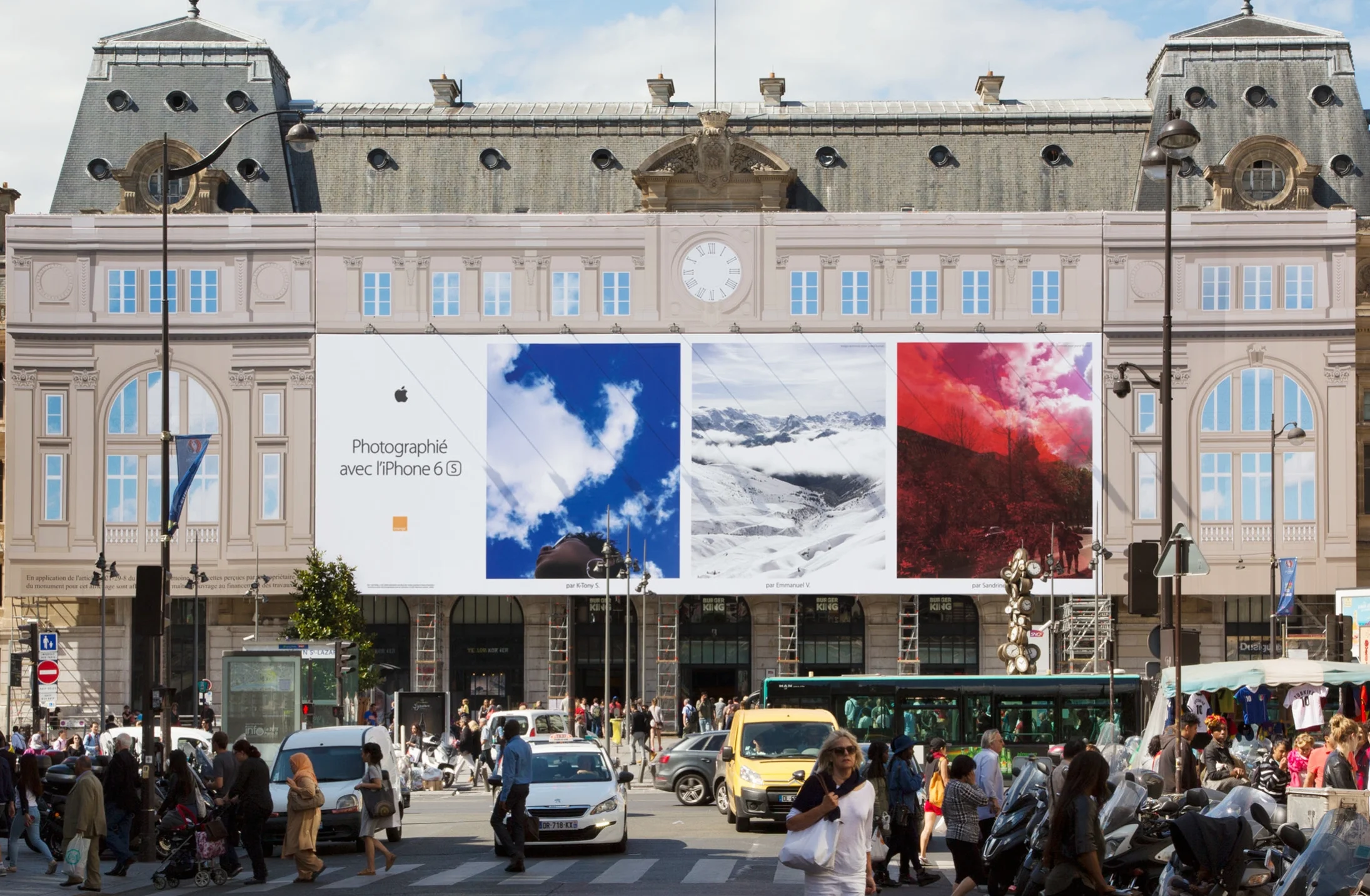 OOH - Bastille Day - Saint Lazare - Cour du Havre