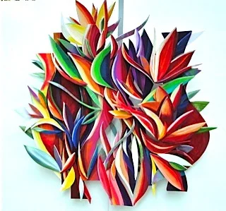 Lotus Lotus, wall relief