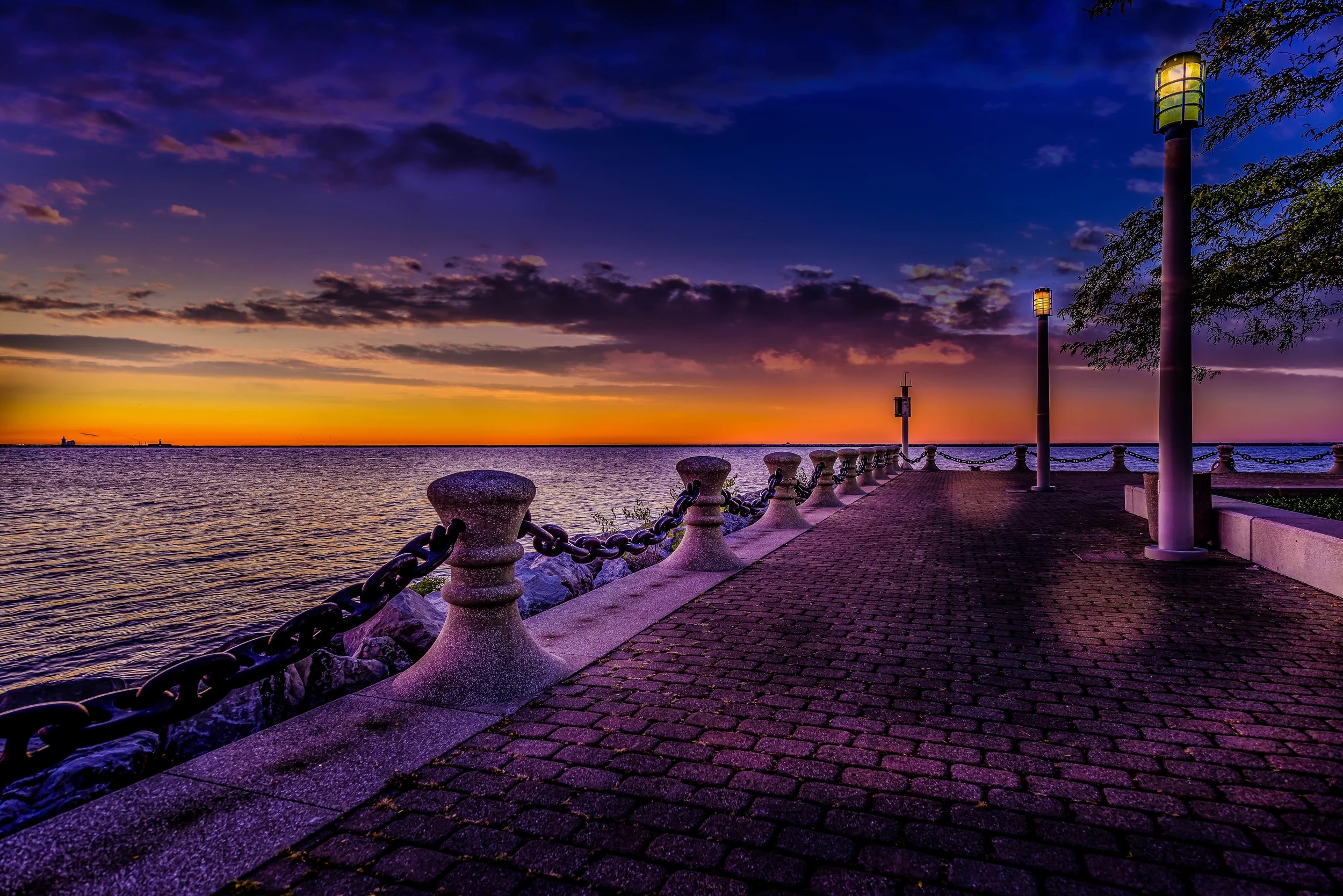 DOWNTOWN 9TH ST PIER SUNSET CLOUDS-.jpg