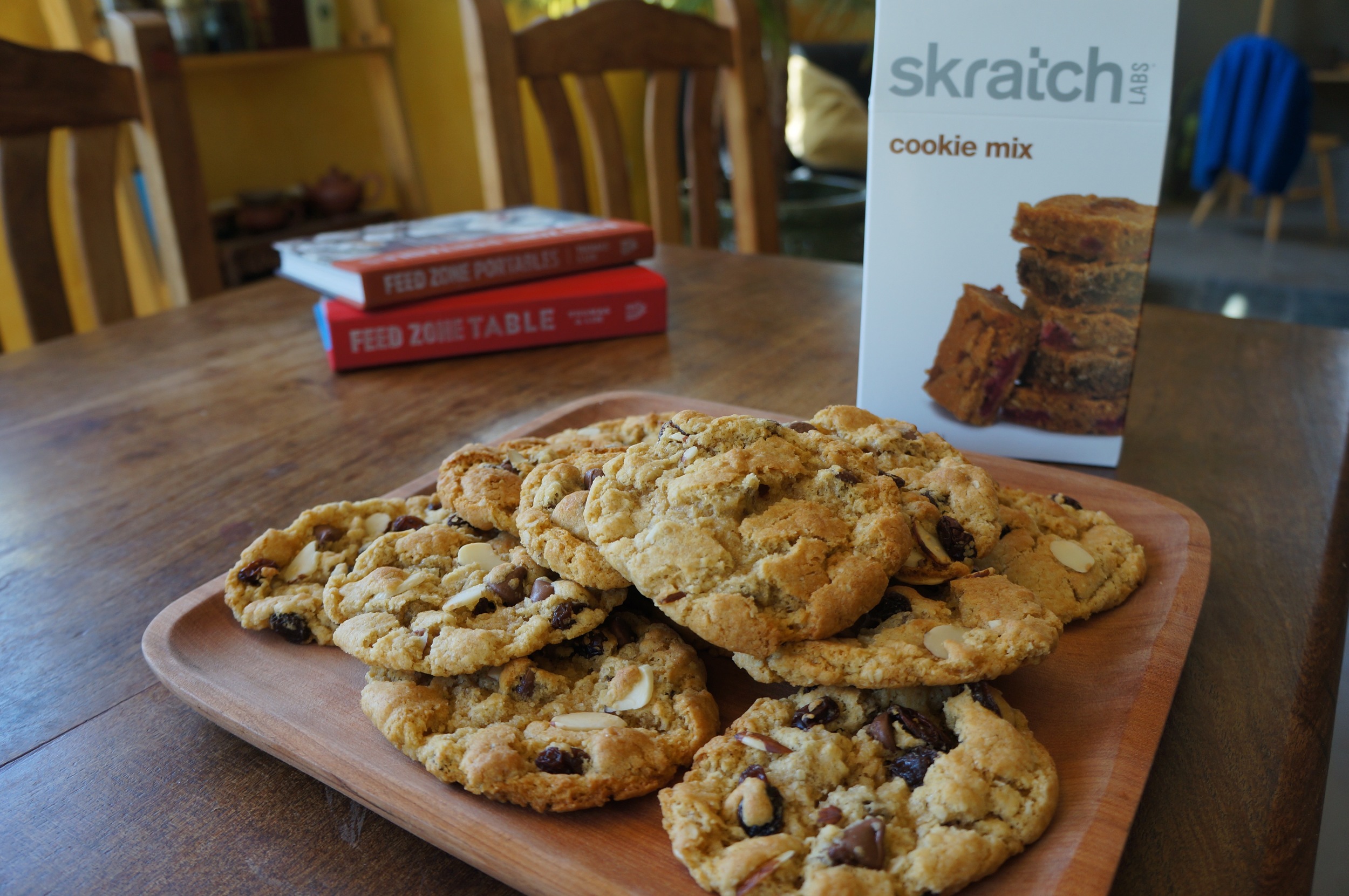 Skratch Labs Cookie Mix. This was put together by their chef, Lentine. Every time I make these I secretly profess my love to her. Simple to make and not full of a bunch of bullshit. Perfection. 