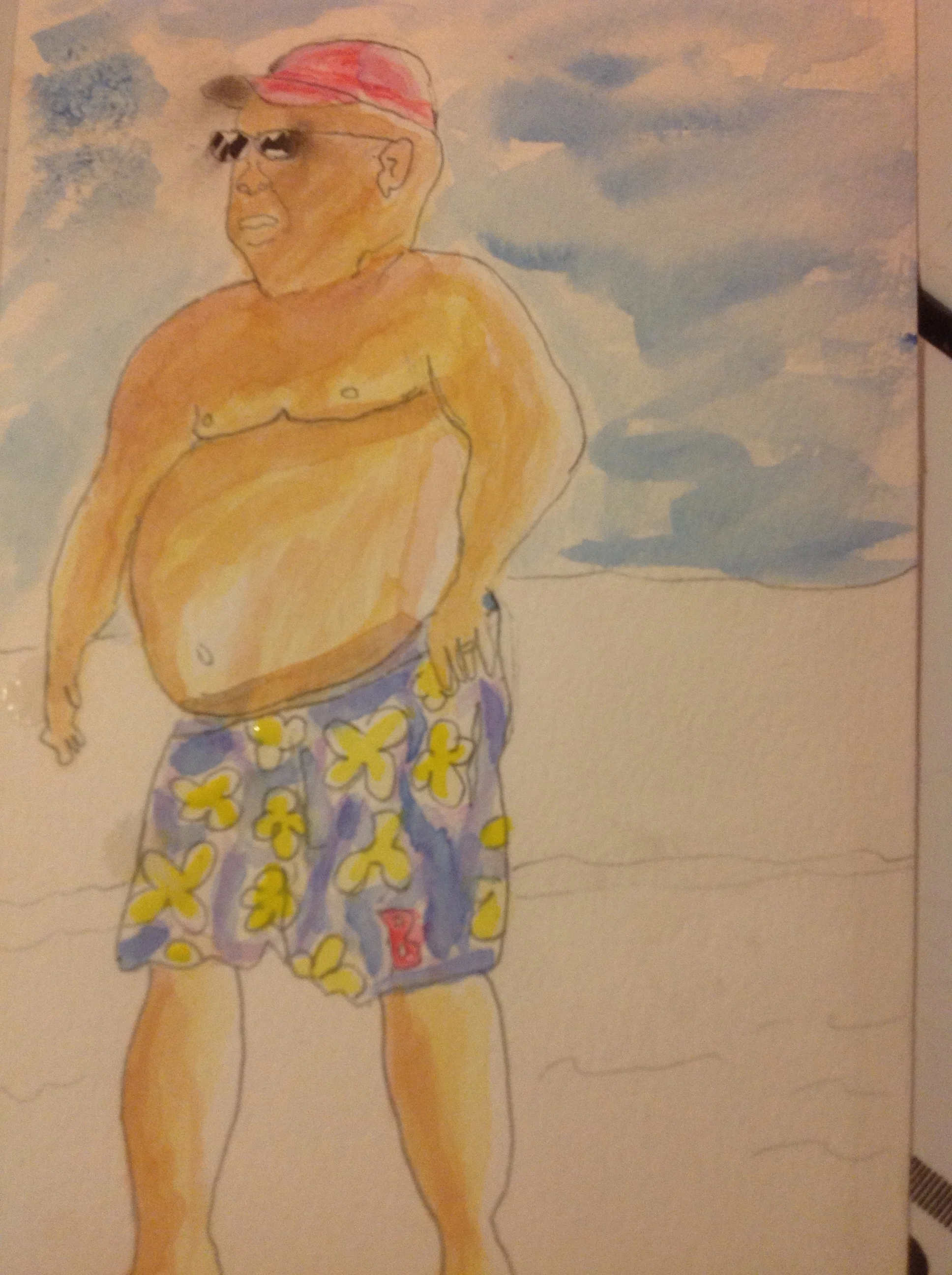 Watercolor by Gary Lee Miller