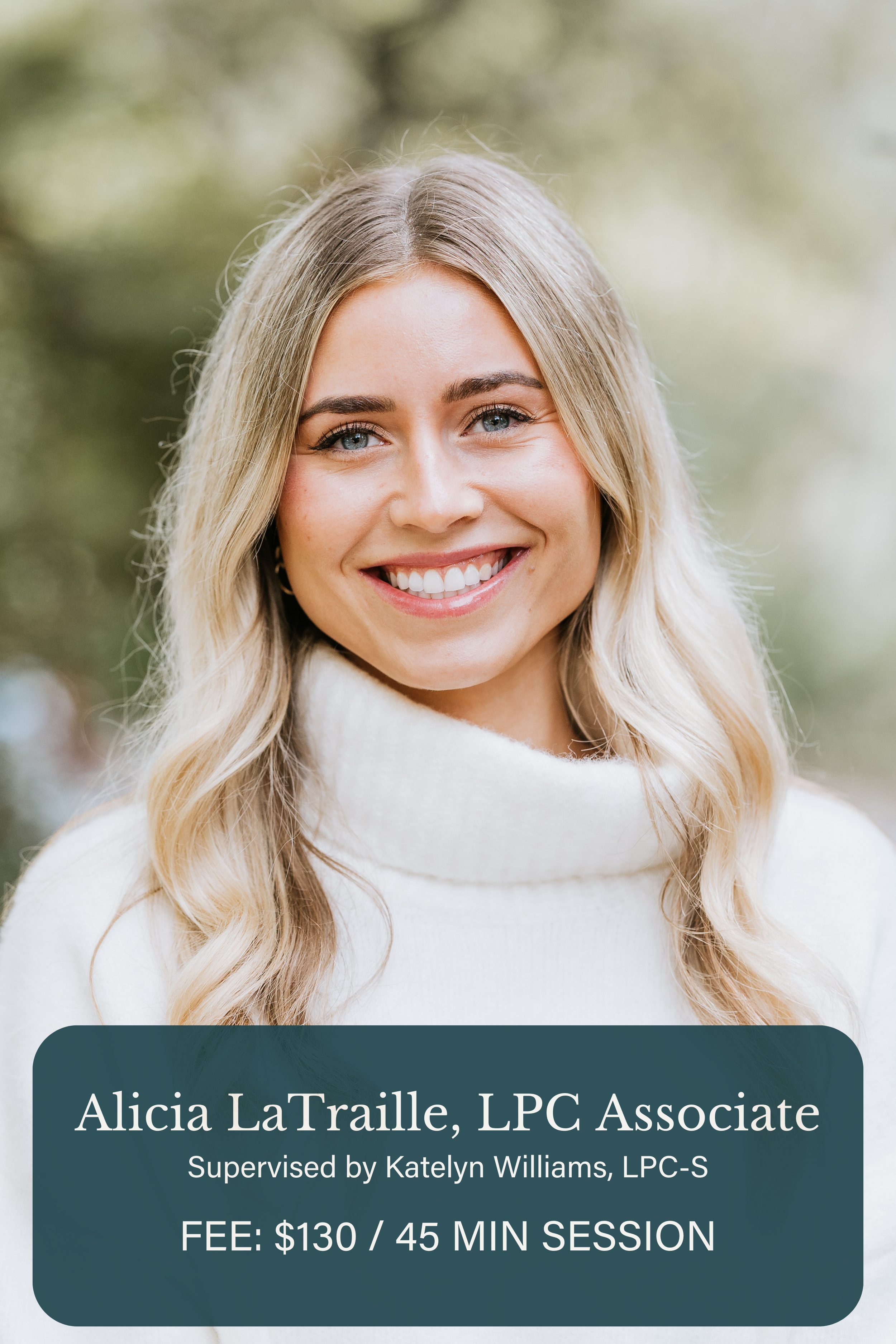 Alicia LaTraille, LPC Associate