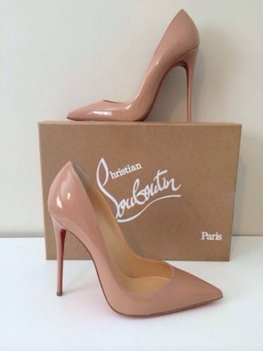 Christian Louboutin beige pumps,