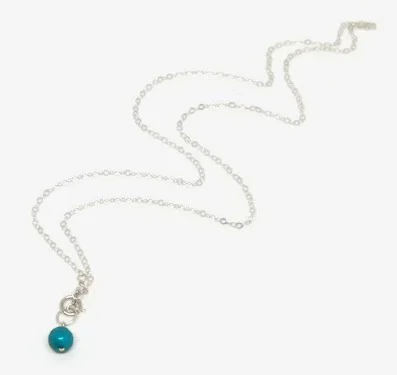 2 in 1 sterling silver turqouise necklace and wrapped bracelet.jpg