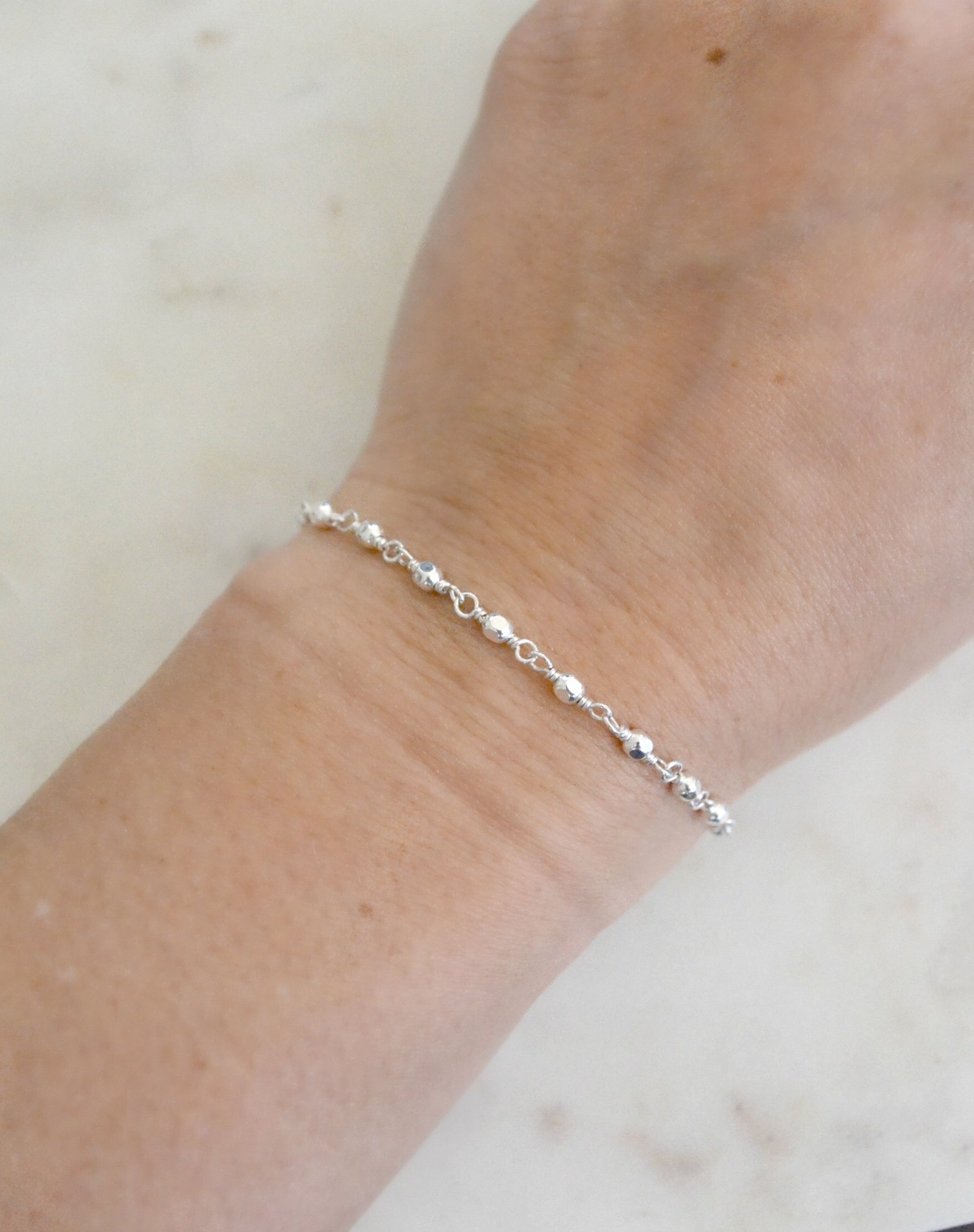 Sterling Silver Wire Wrapped Stacking Bracelet — Boy Cherie Jewelry:  Delicate Fashion Jewelry That Won't Break or Tarnish