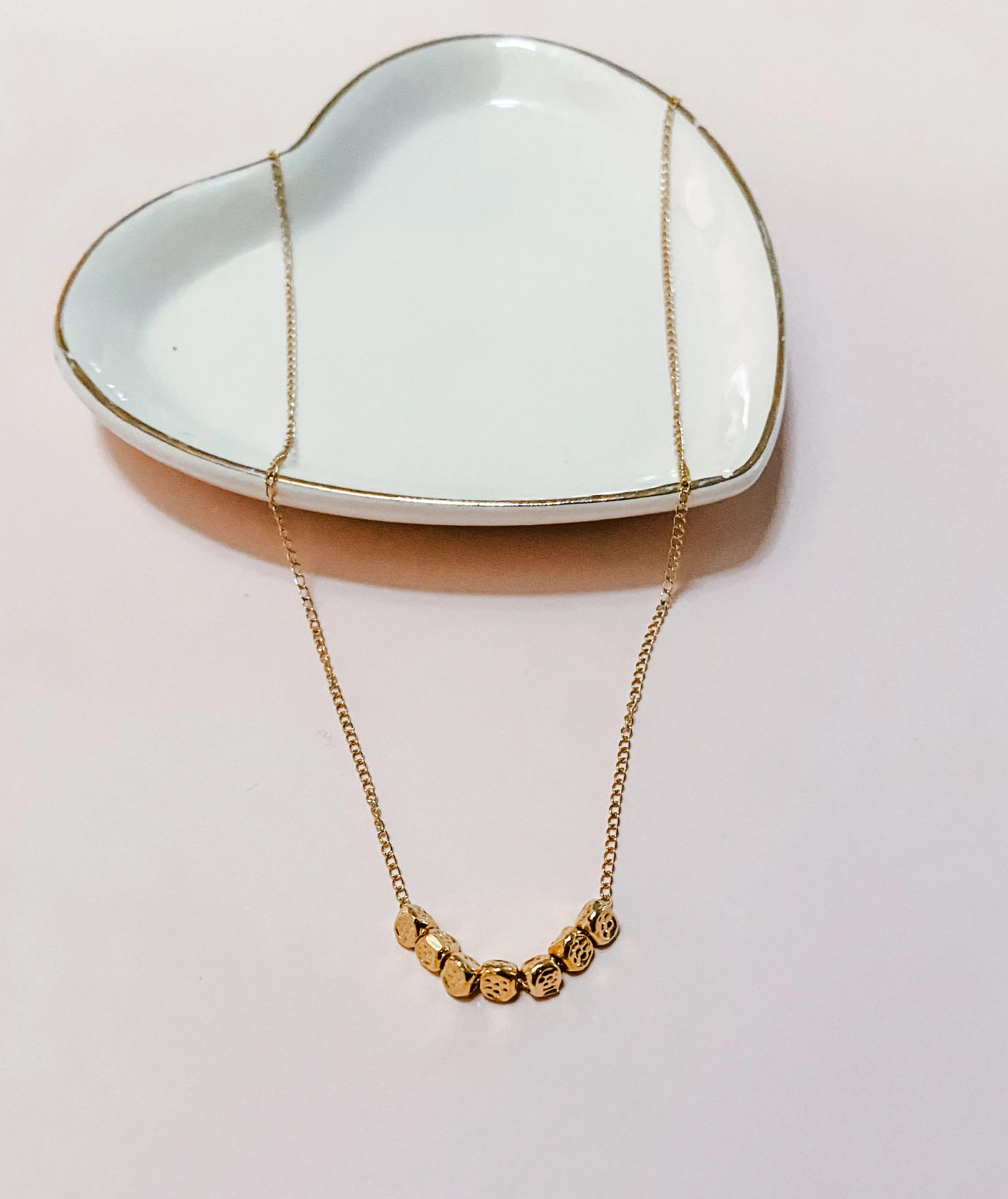 Gold Filled Golden Nugget Necklace