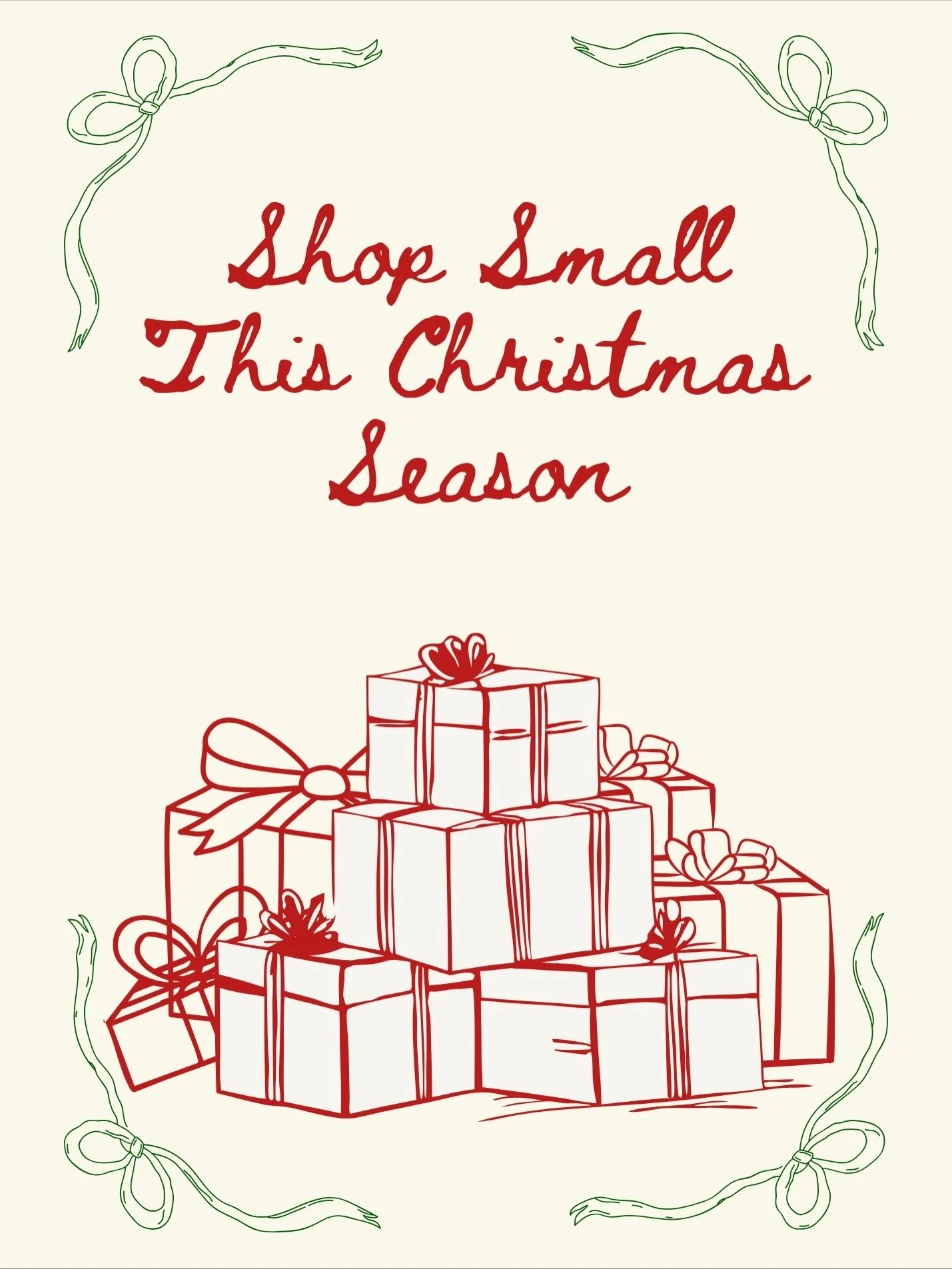 Did you know for every $100 spent on a local business, $60-$70 stays in your community. 

You also are supporting a person&rsquo;s big dream 💫

So, let&rsquo;s shop small this holiday season! Amazon, Target, and Nordstrom will still be there in 2026