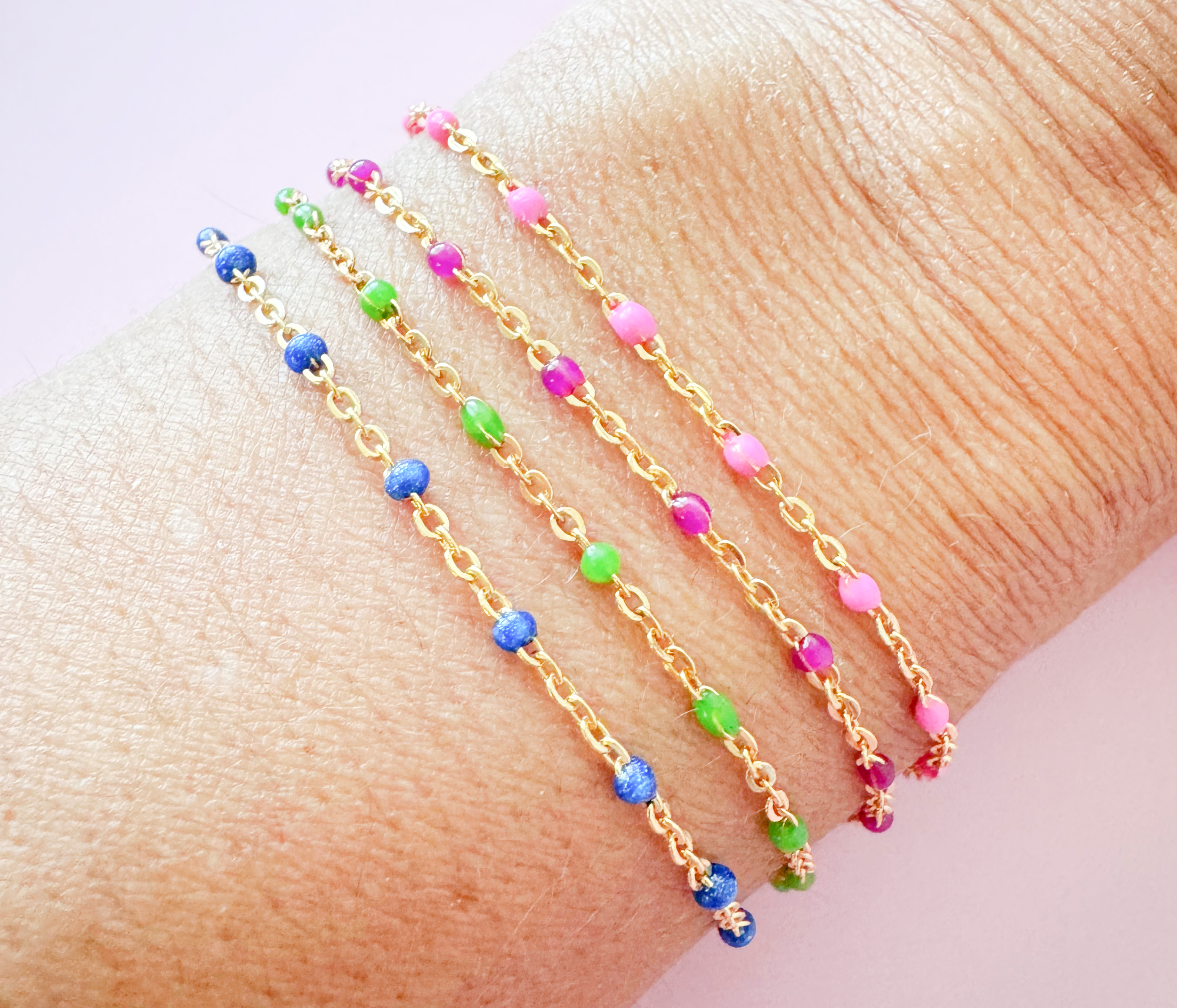 Gold Filled Enamel Chain Bracelets.png (Copy) (Copy)