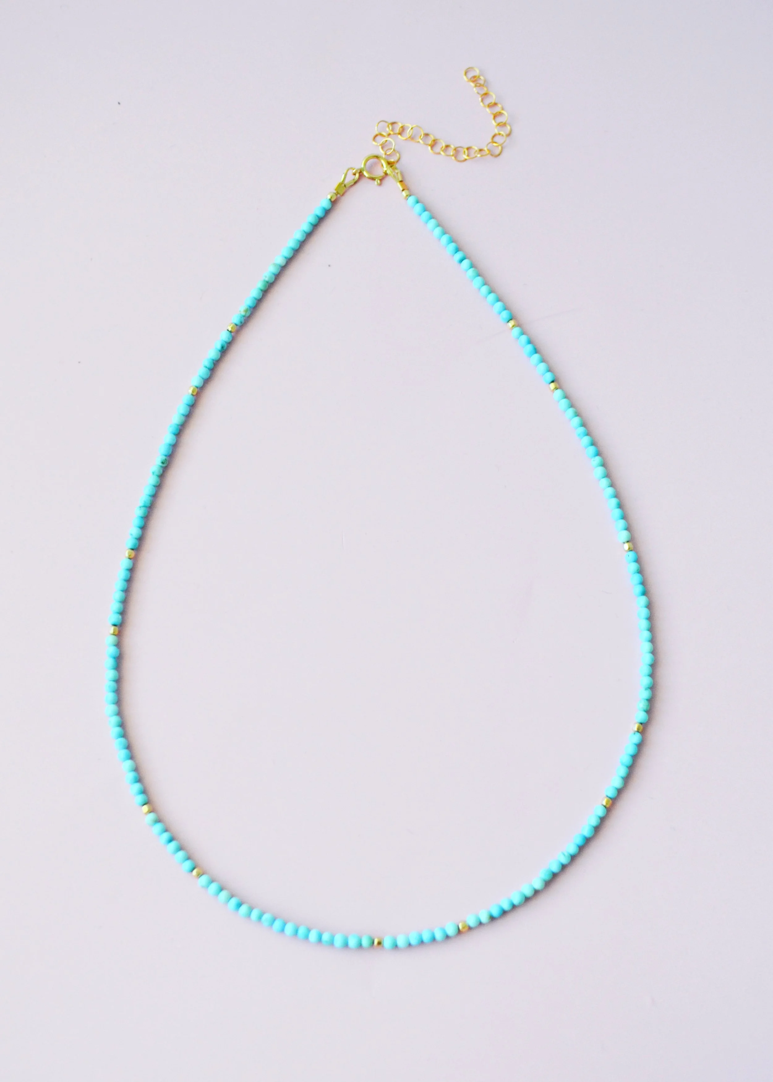 Gold Filled Beaded Turquoise Necklace.jpg