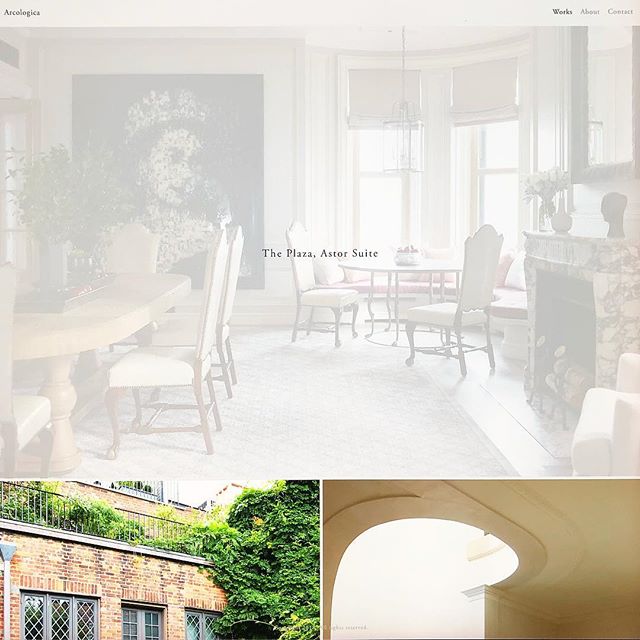 The new website is live! Much better. #nyc #architecture #design #bespoke #website #update #humpday