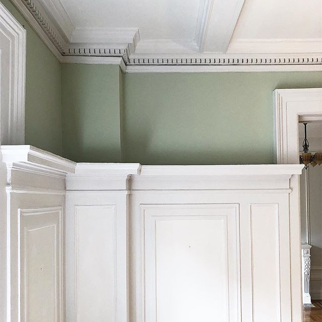 1910&rsquo;s woodwork needs a bit of love. #nyc #upperwestside #uws #architecture #apartment #details #woodwork #paneling #crown #italianrenaissance