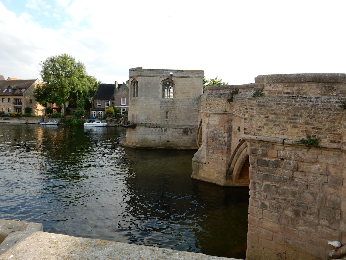 St Ives Bridge, UK (one of only a few in the UK with a chapel), (July 2014)