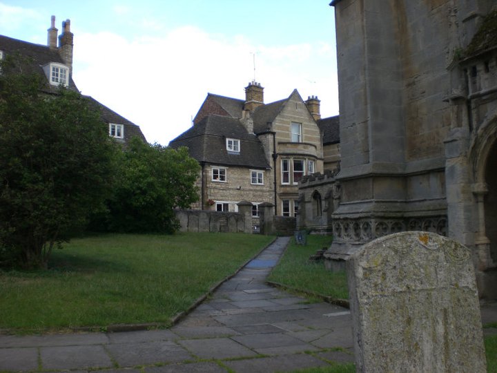 The Crown Hotel, from All Saints, Stamford, UK (2011)