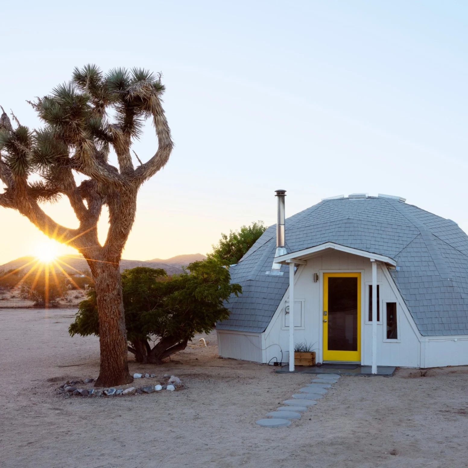 Dome in the Desert in Joshua Tree