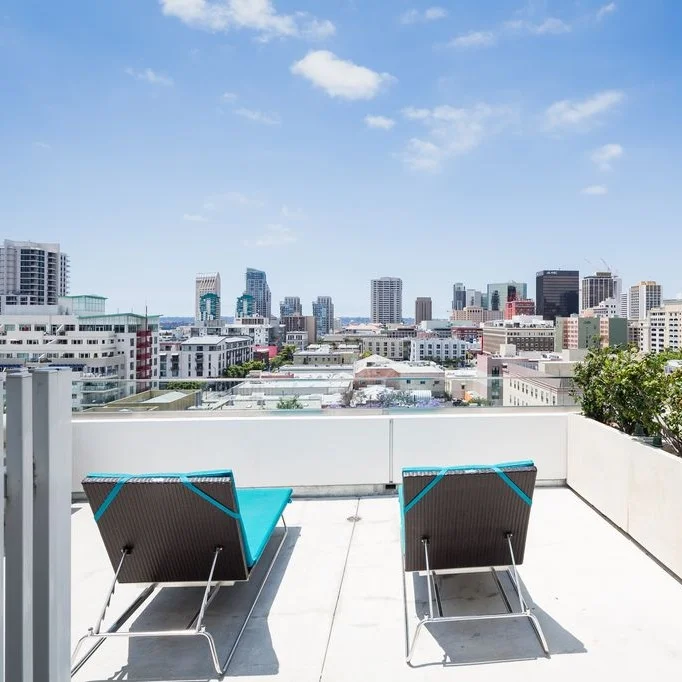 Soak Up the Warm Cali Sun from Our Rooftop Sundeck