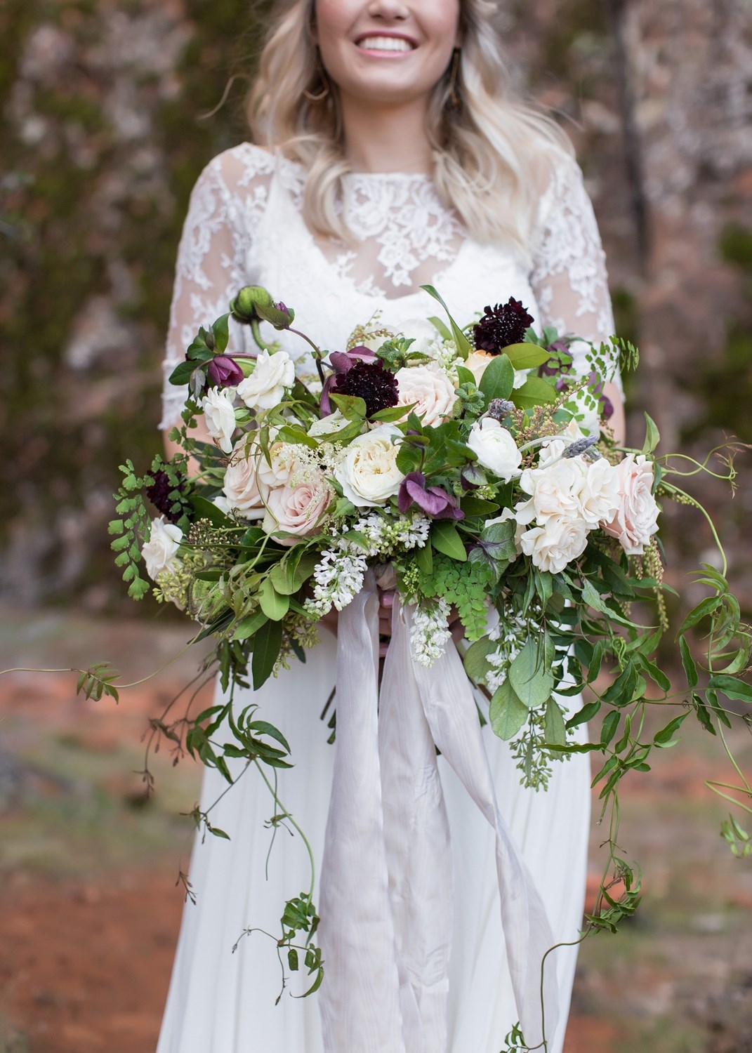 garden style bridal bouquet