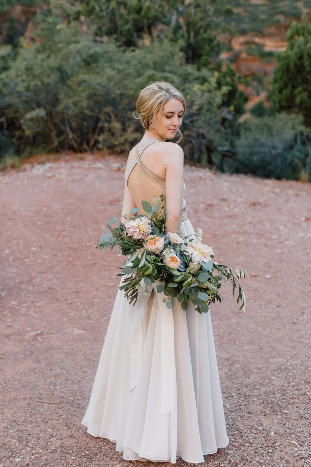 zion wedding bridal bouquet