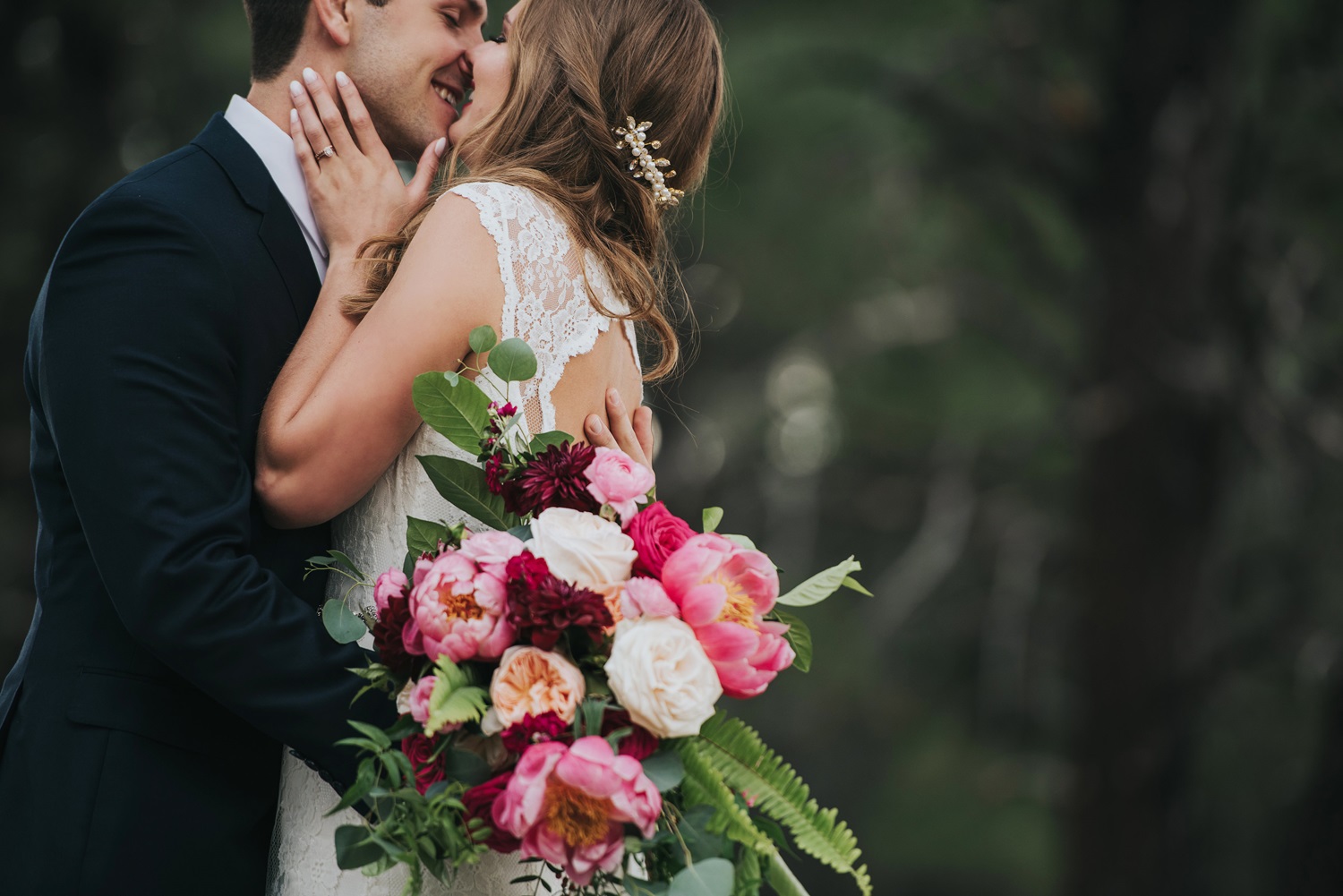 pink peony bridal bouquet