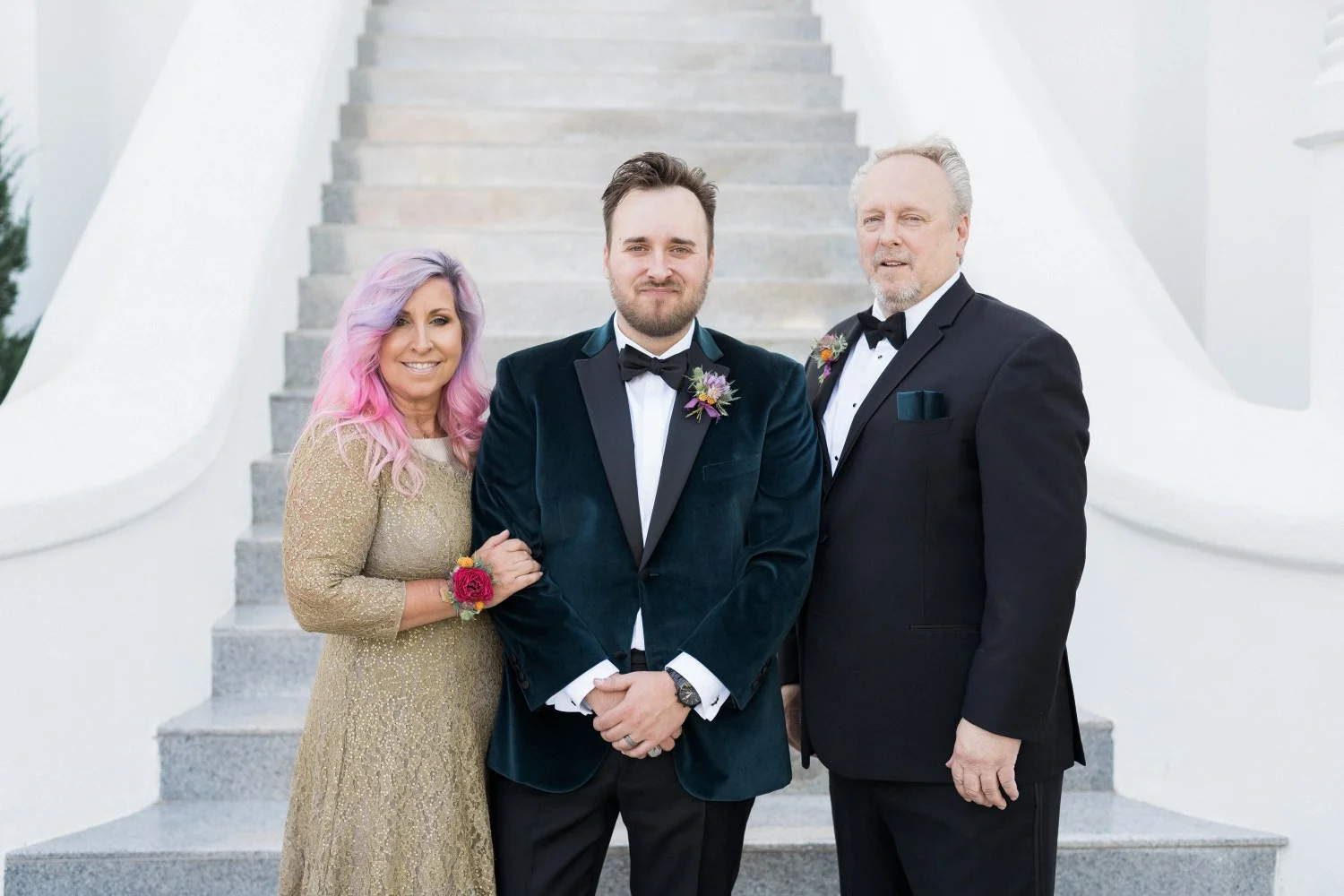 mother of the groom and father of the groom