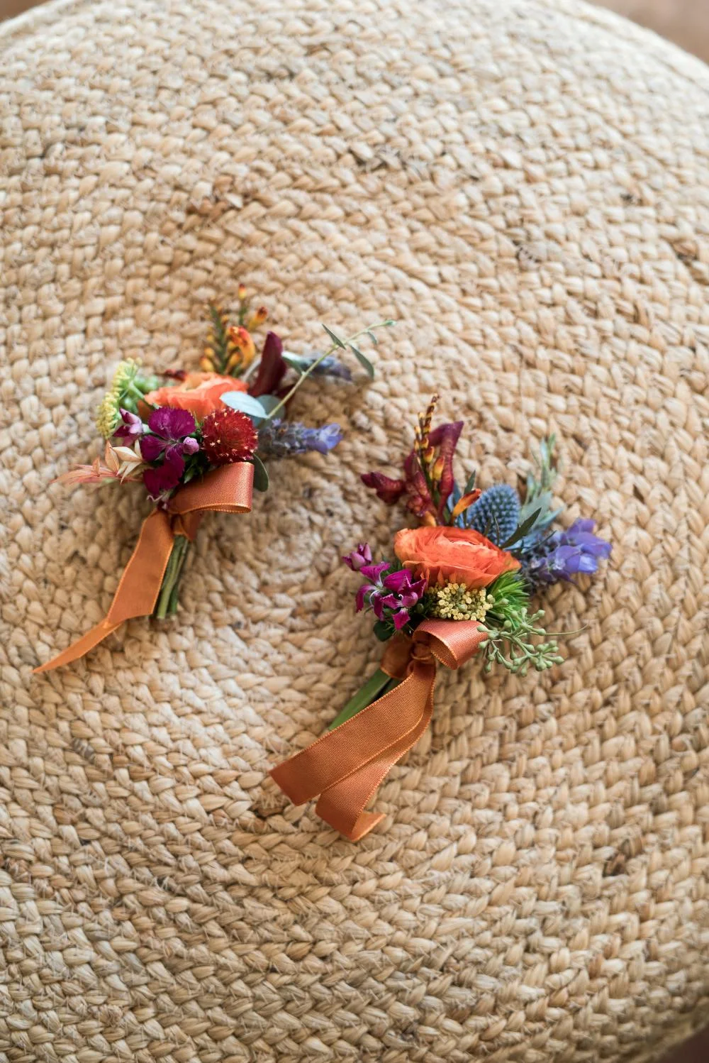 mother's pin on corsage