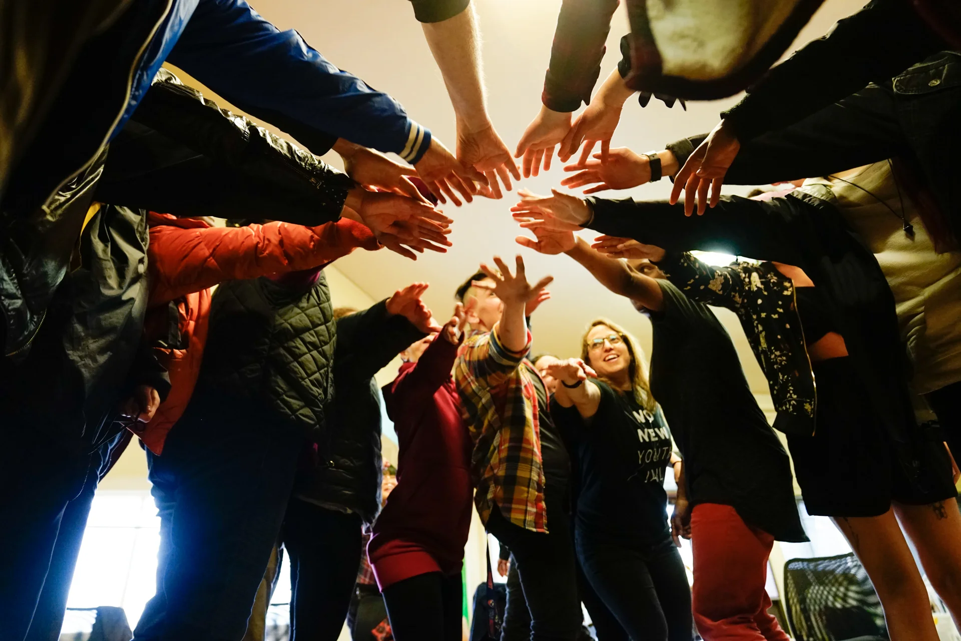  Community members finish a meeting discussing Seattlle’s New Youth Jail  