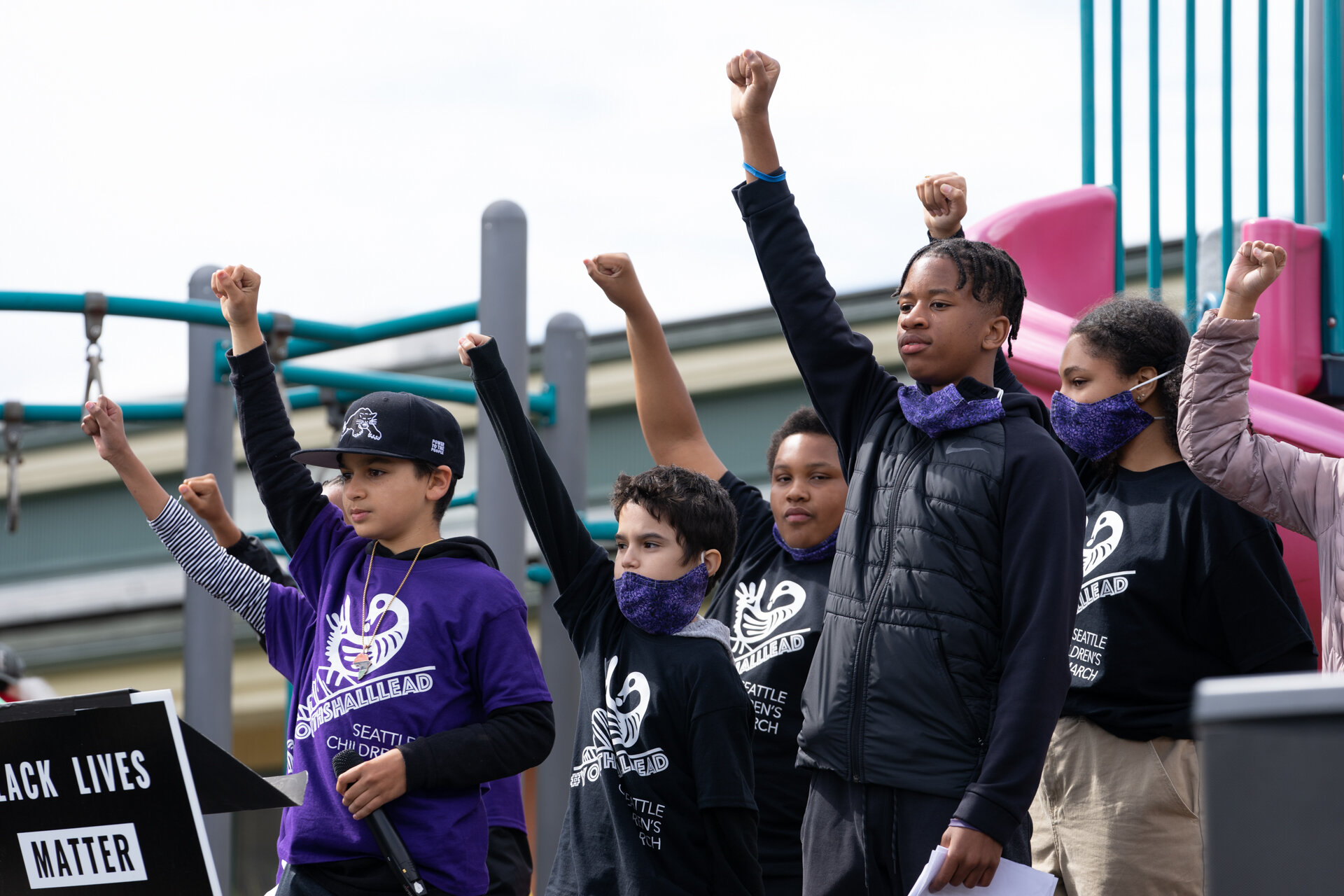  Inspired by the 1963 Birmingham Children’s March, thousands of Seattle youth raised their voices and took to the streets on June 13, 2020 