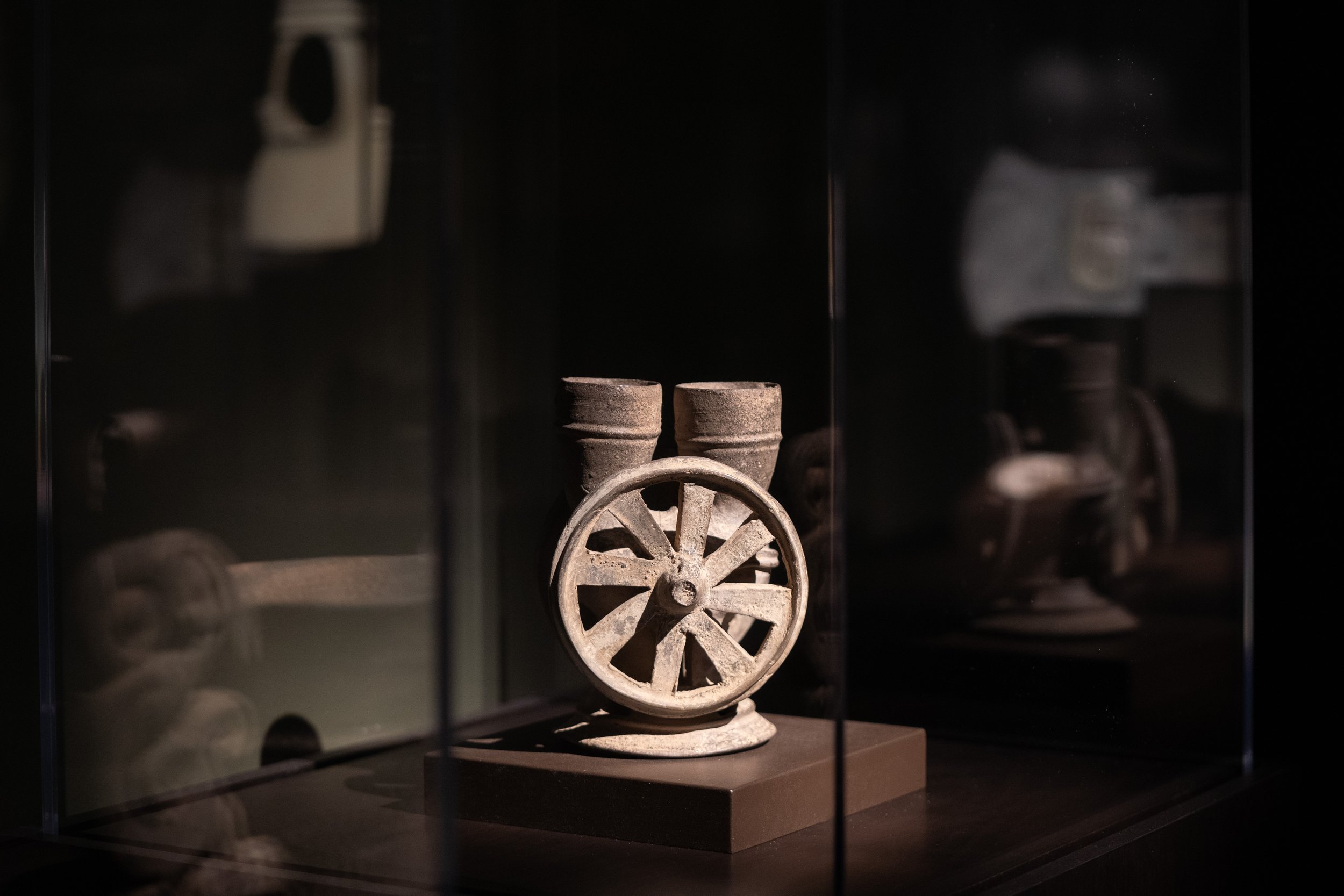  Wheel-Shaped Cup, 6th century Korean, Seattle Asian Art Museum.  