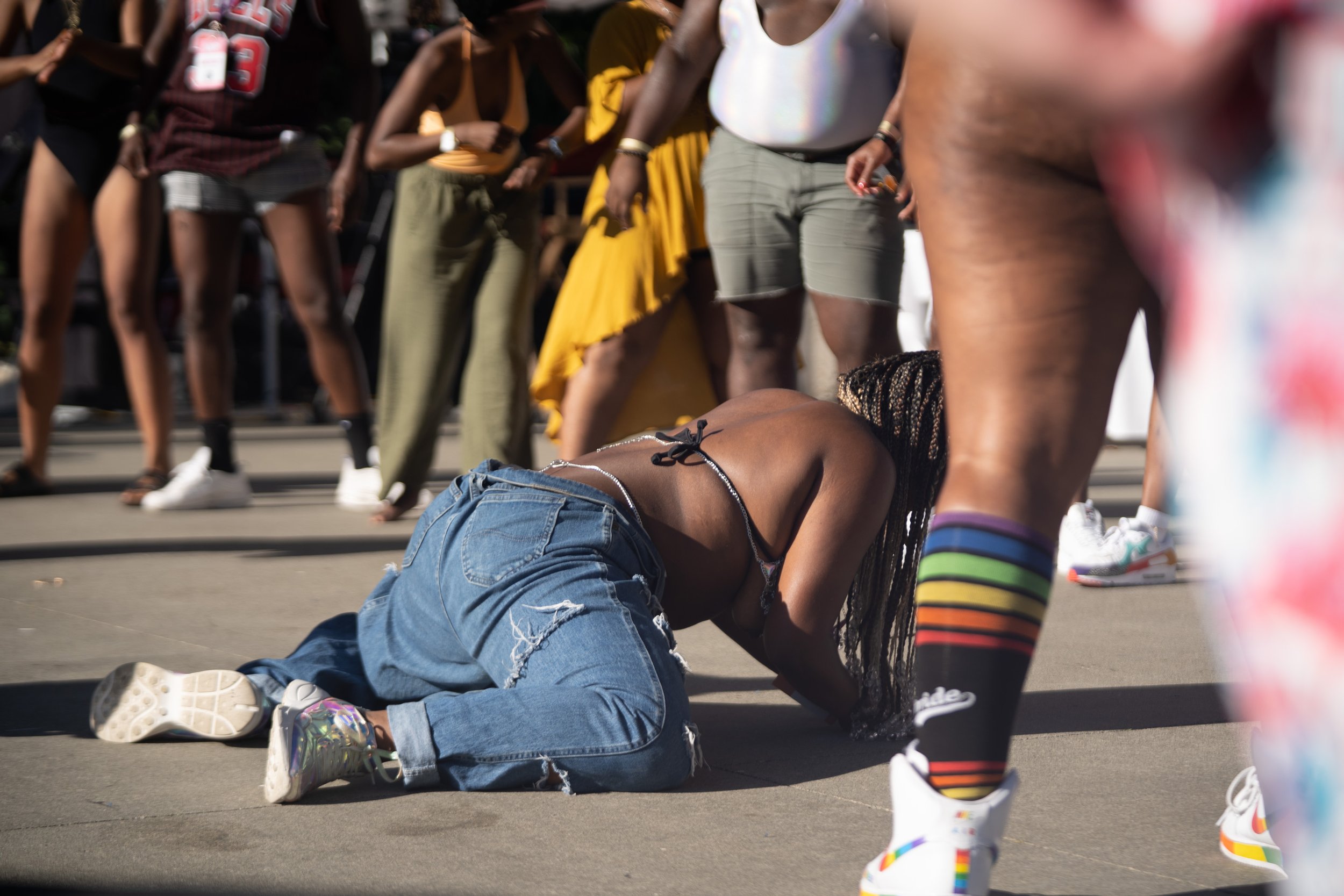  A twerk competition at Taking Black Pride 2022.  