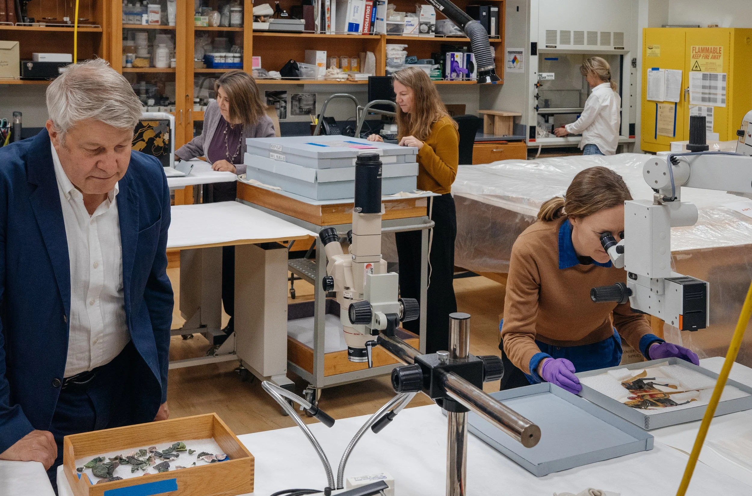 Seattle Art Museum Conservation Team 2025.