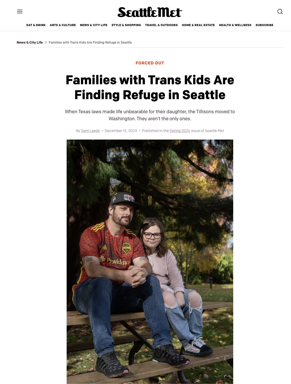  Trans Kid Refugees for Seattle Met, 2023 