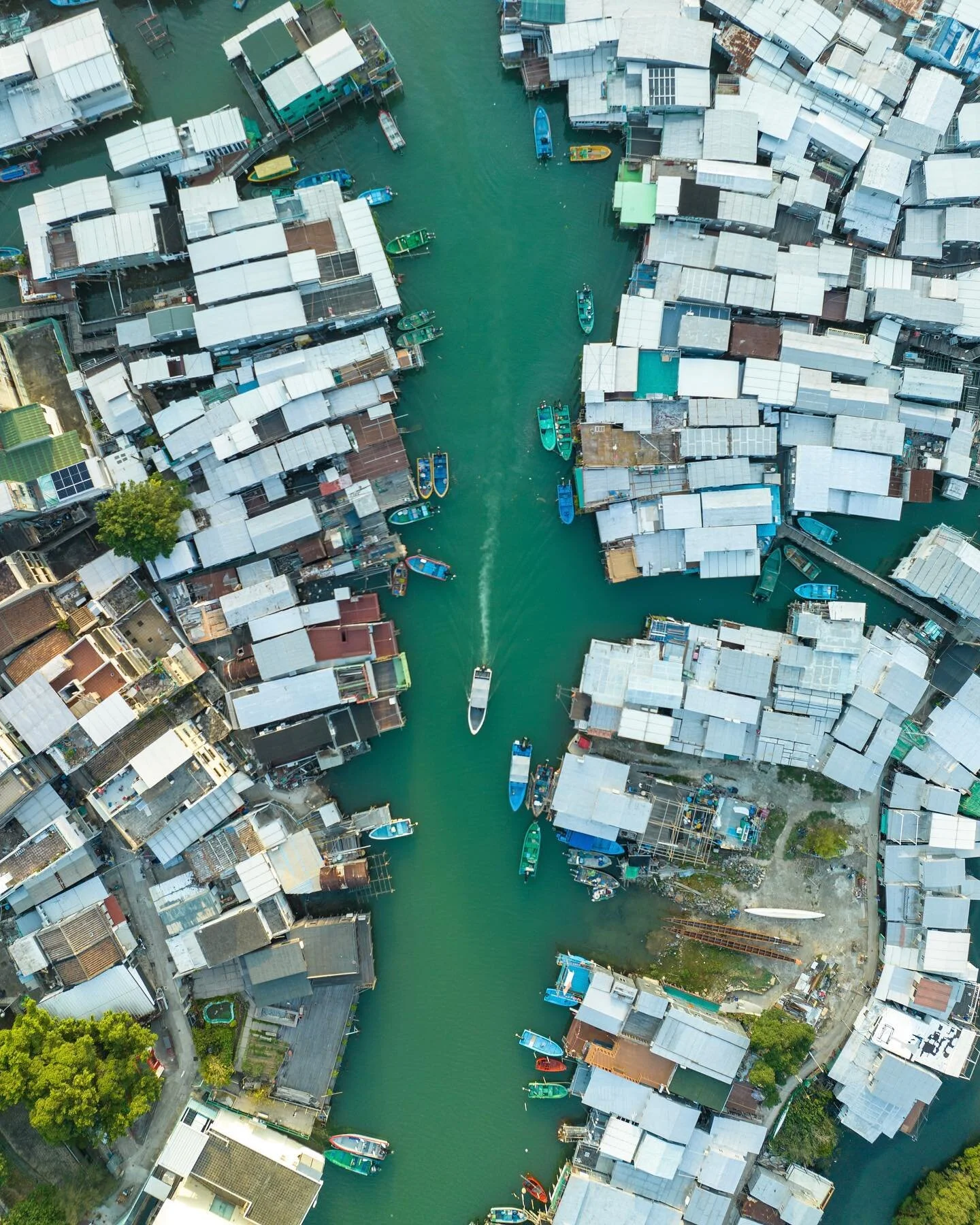 The fishing villages in Hong Kong from above. 

Shot as part of an episode for travel/ cooking show &ldquo;Field Trip with @curtisstone &ldquo; airing later this year.