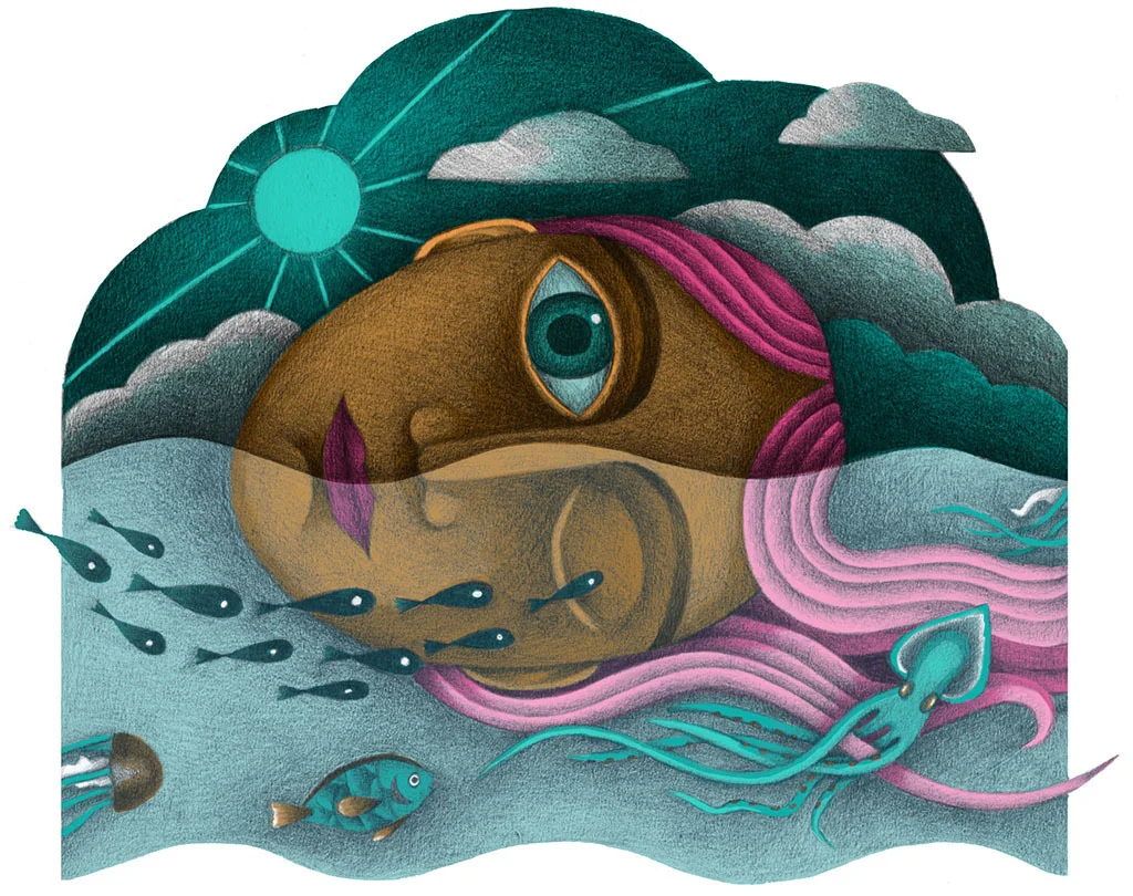 An illustration about dreams.