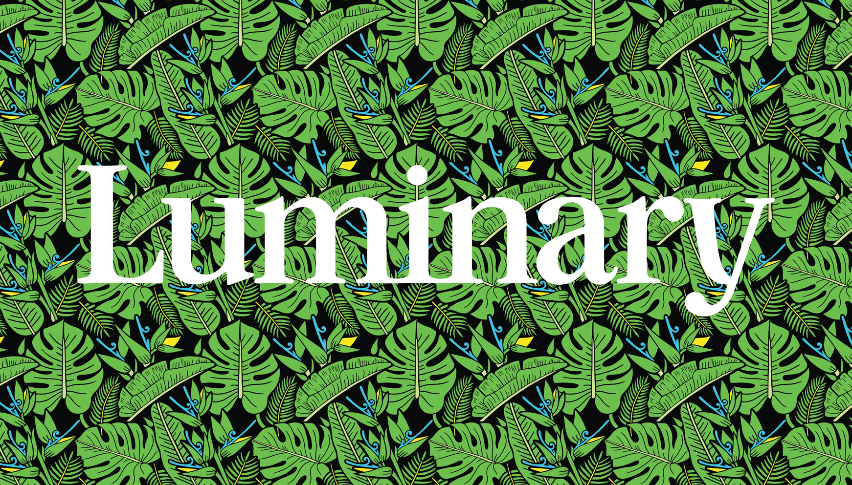 One of three custom patterns (with corresponding icons) created for the podcast app Luminary | AD: Benjamin Running