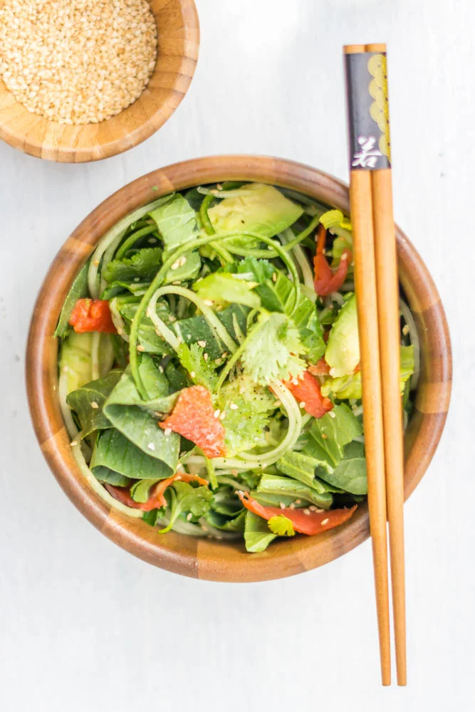 RECIPES: Teriyaki Salmon Cucumber Salad (GF, DF, CF)