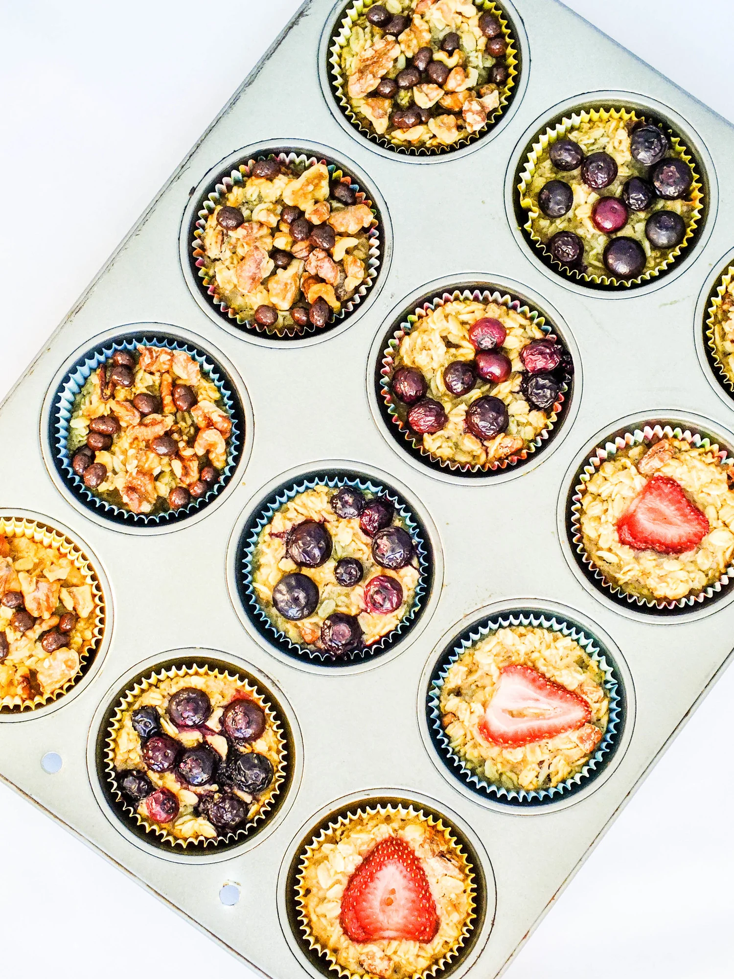 Individual Baked Oatmeal Cups
